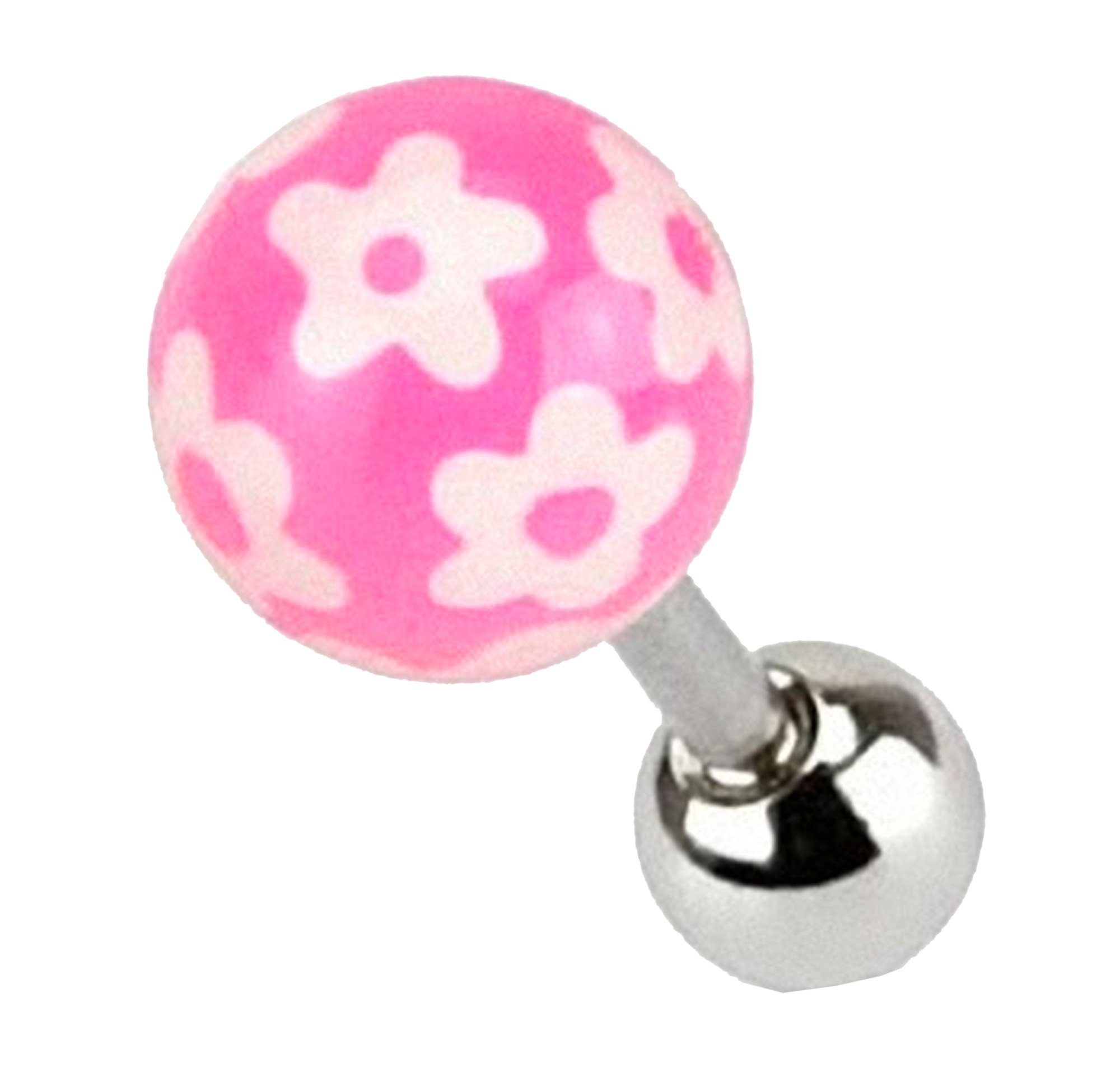 Piercing-Set Piercing Ohr Helix Tragus Epoxy Kugel Blume