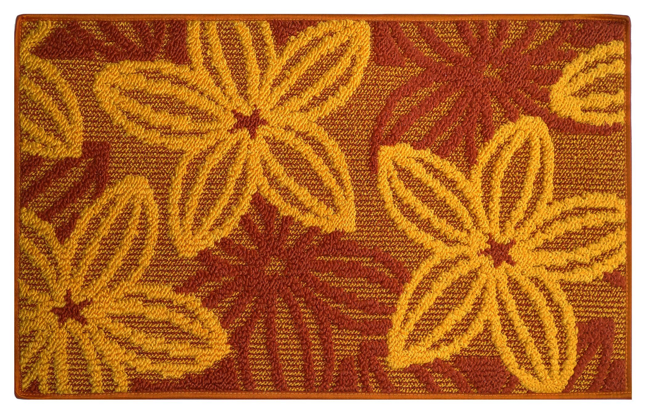 cm Enea, 50x80 mm, Teppichläufer 10 Lashuma, Küchenläufer rechteckig, Teppich Höhe: groß, orange
