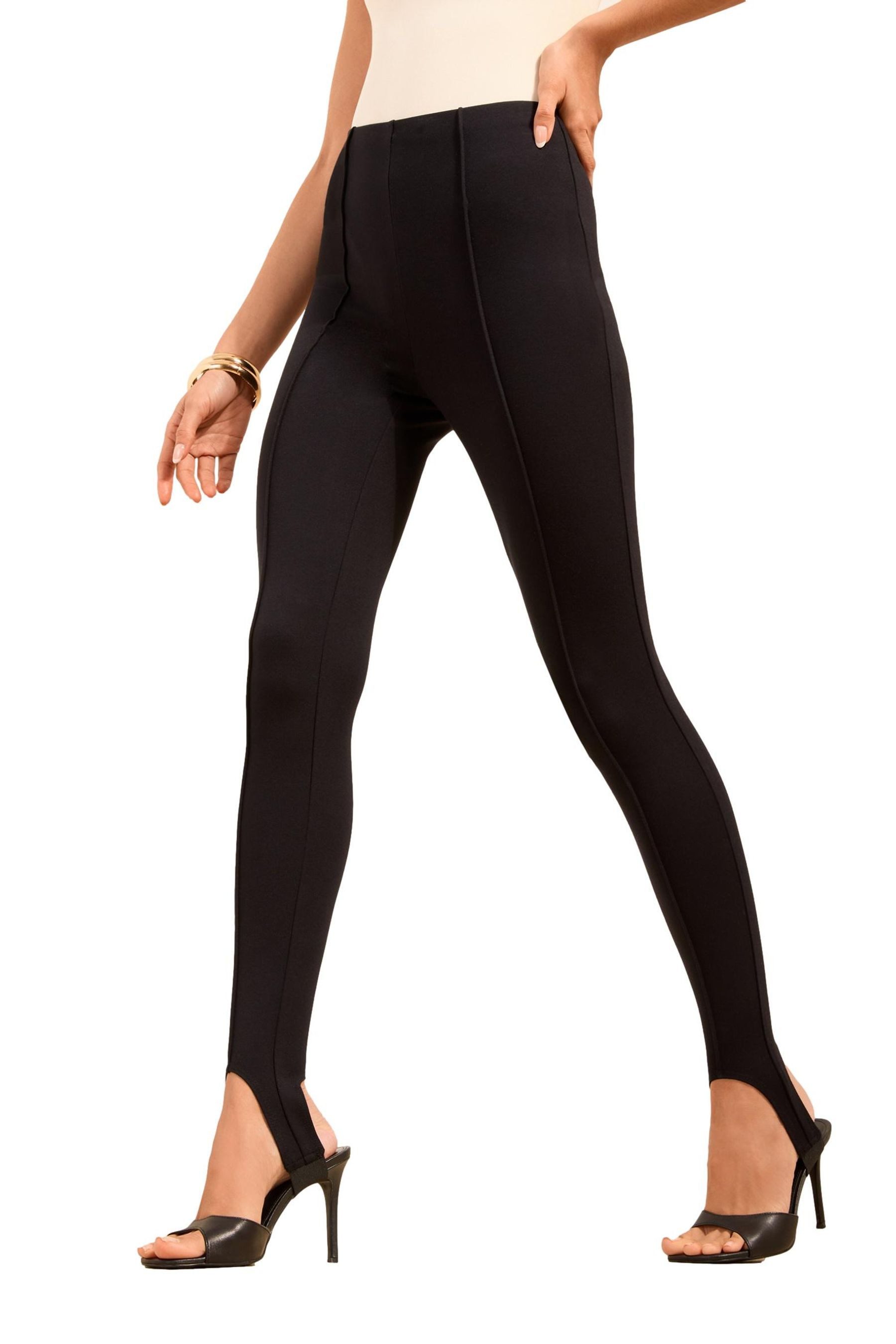 Friends Like These Stoffhose Friends Like These Ponte-Leggings mit Steg (1-tlg)