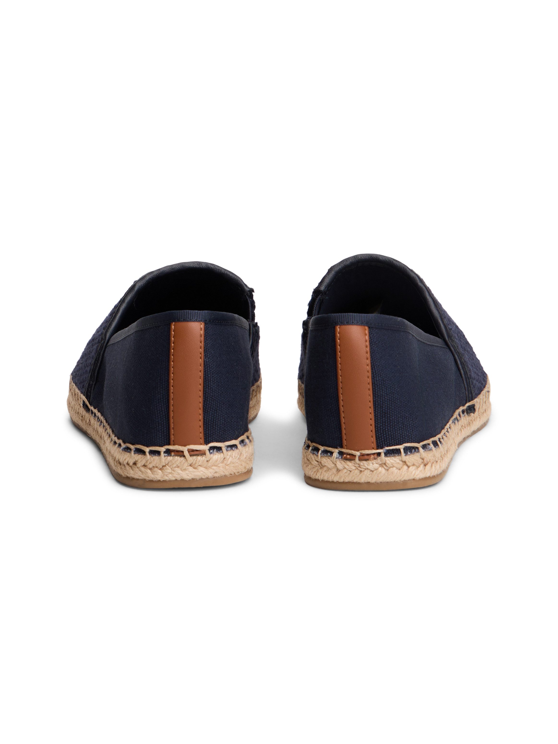 Tommy Hilfiger TH SCRIPT CROCHET ESPADRILLE Espadrille Schlupfschuh, Sommerschuh, mit TH-Schmuckelement, schmale Form