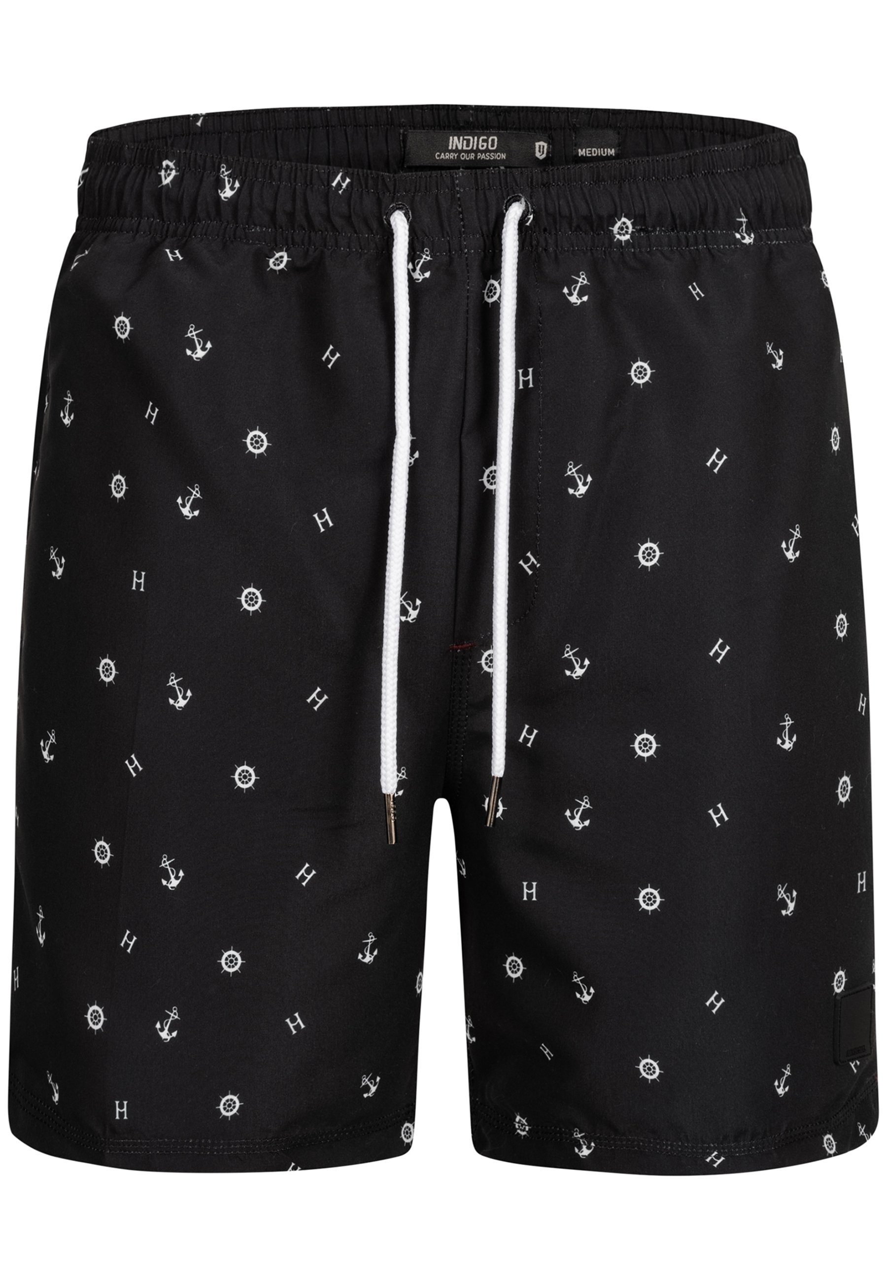 Indicode Badeshorts Maya mit detailreichem Muster, günstig online kaufen