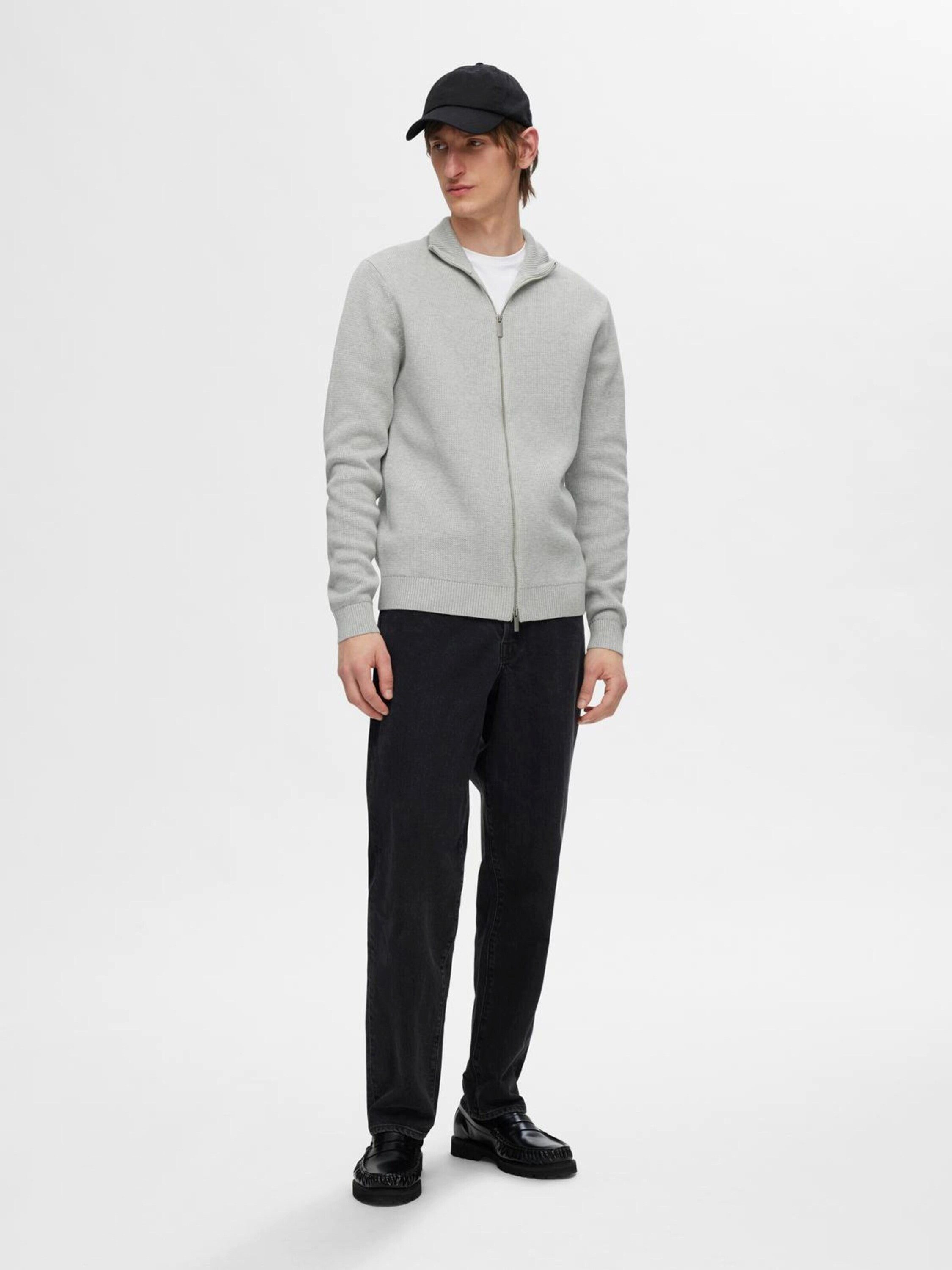 Selected Strickjacke Dane (1-tlg) Plain/ohne Details