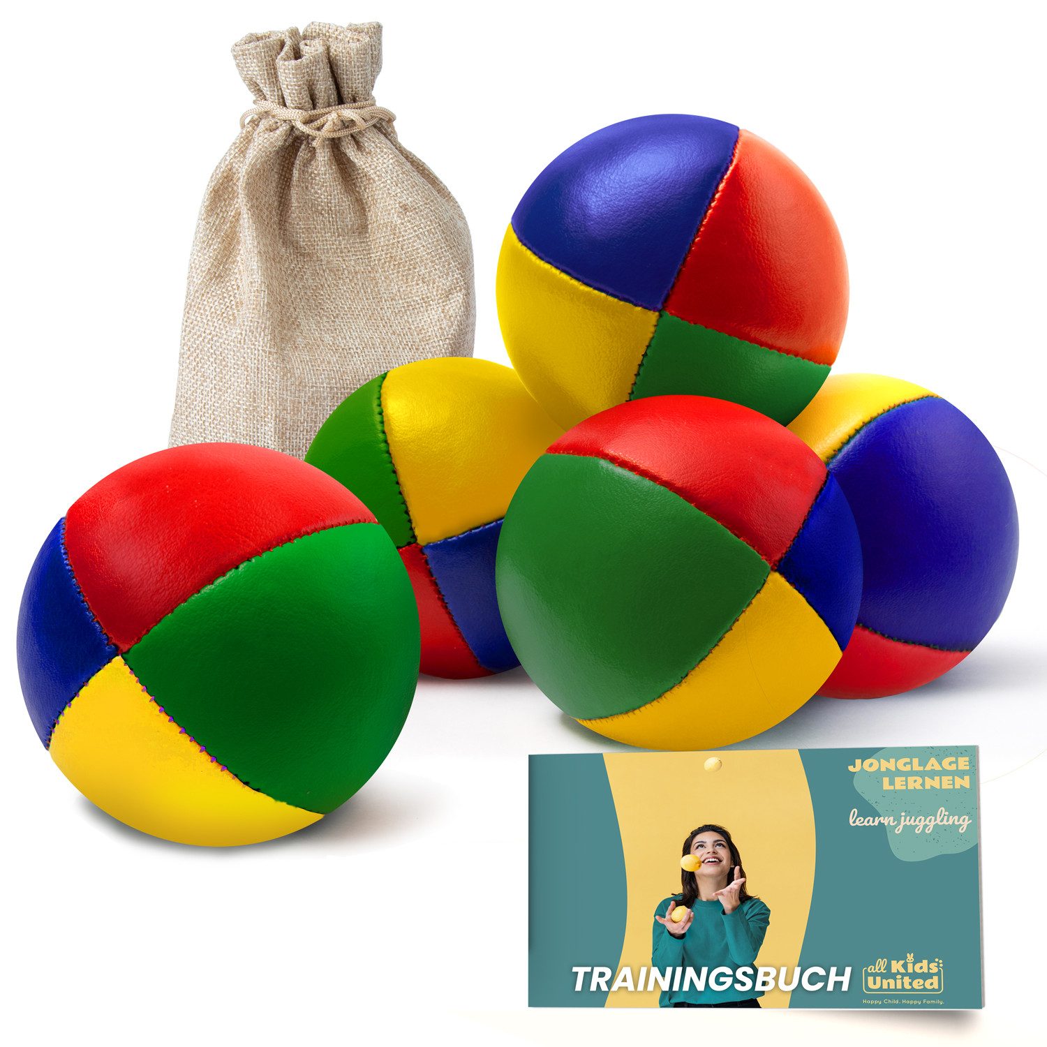 all Kids United Outdoor-Spielzeug Profi Jonglierbälle 5er Set Bälle zum Jon günstig online kaufen