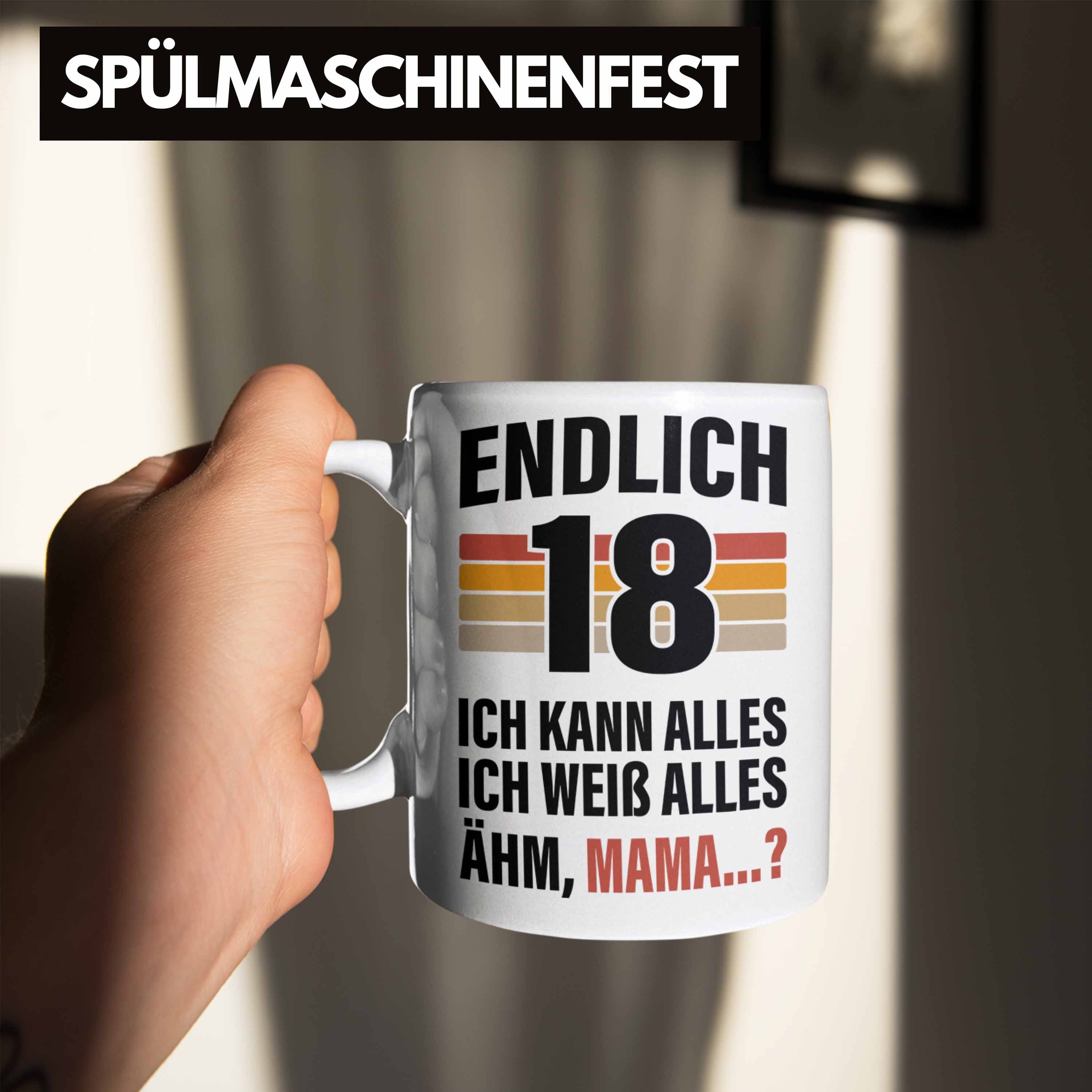 Trendation Tasse Trendation - 18. Geburtstag Junge Mädchen Tasse 18 Jahre alt Sohn Tochter Geschenkidee – Bild 5 von 5