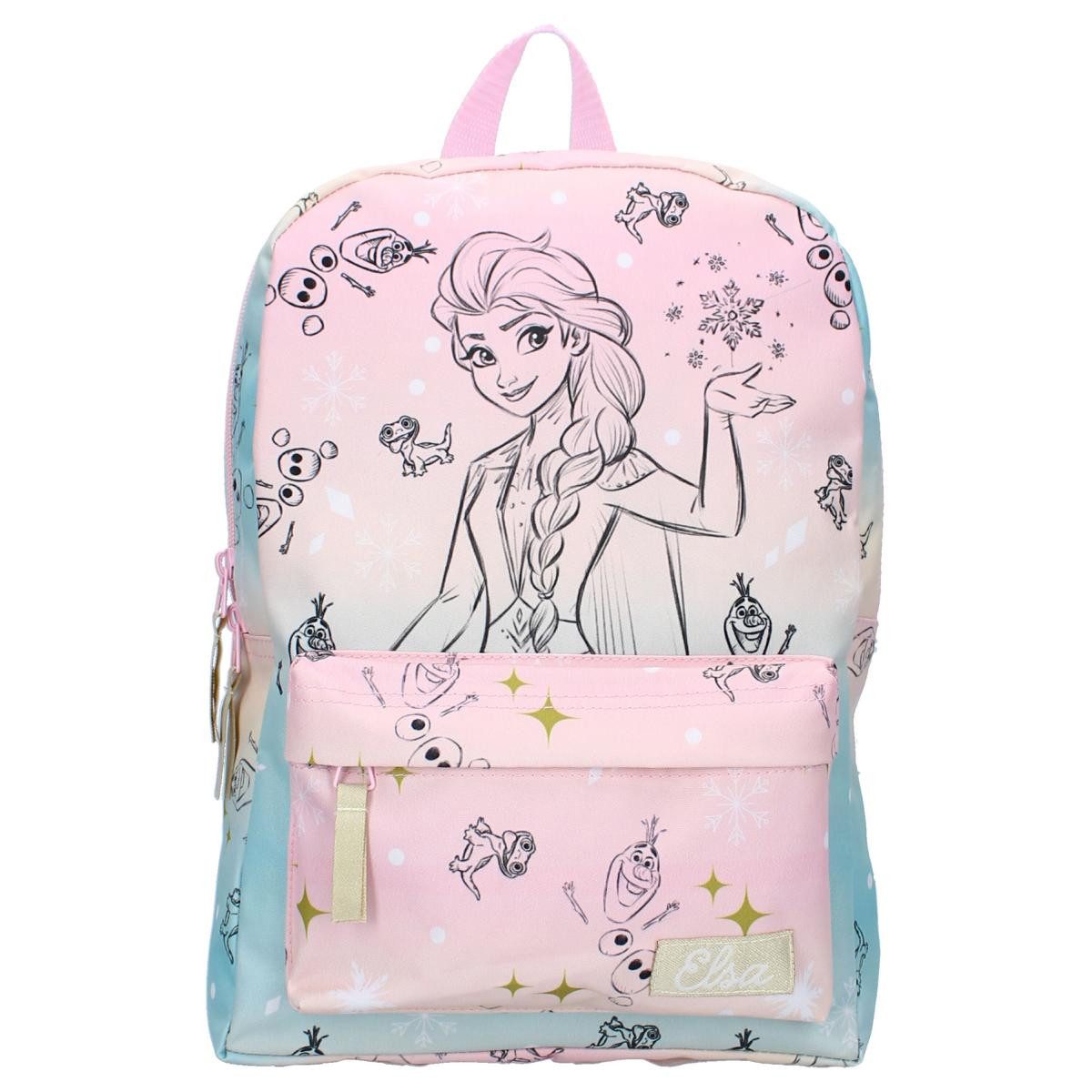 Vadobag Kinderrucksack Kinderrucksack 6 Liter Frozen II Feeling Special (1-tlg), Feeling Special