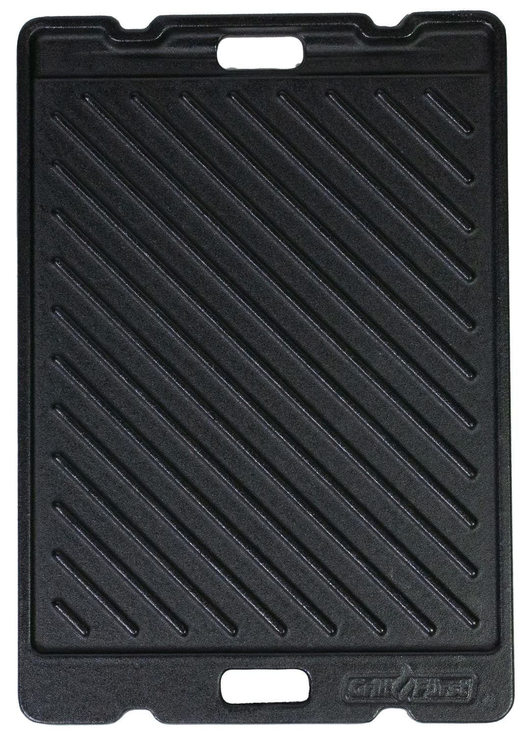 Grillplatte Grillfürst Grillplatte Gusseisen für G201 Campinggrill/Wohnmobilgrill V2 - 32,8 x 22,8 cm
