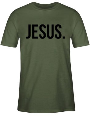Shirtracer T-Shirt Jesus Christus Statement Glaube Religion