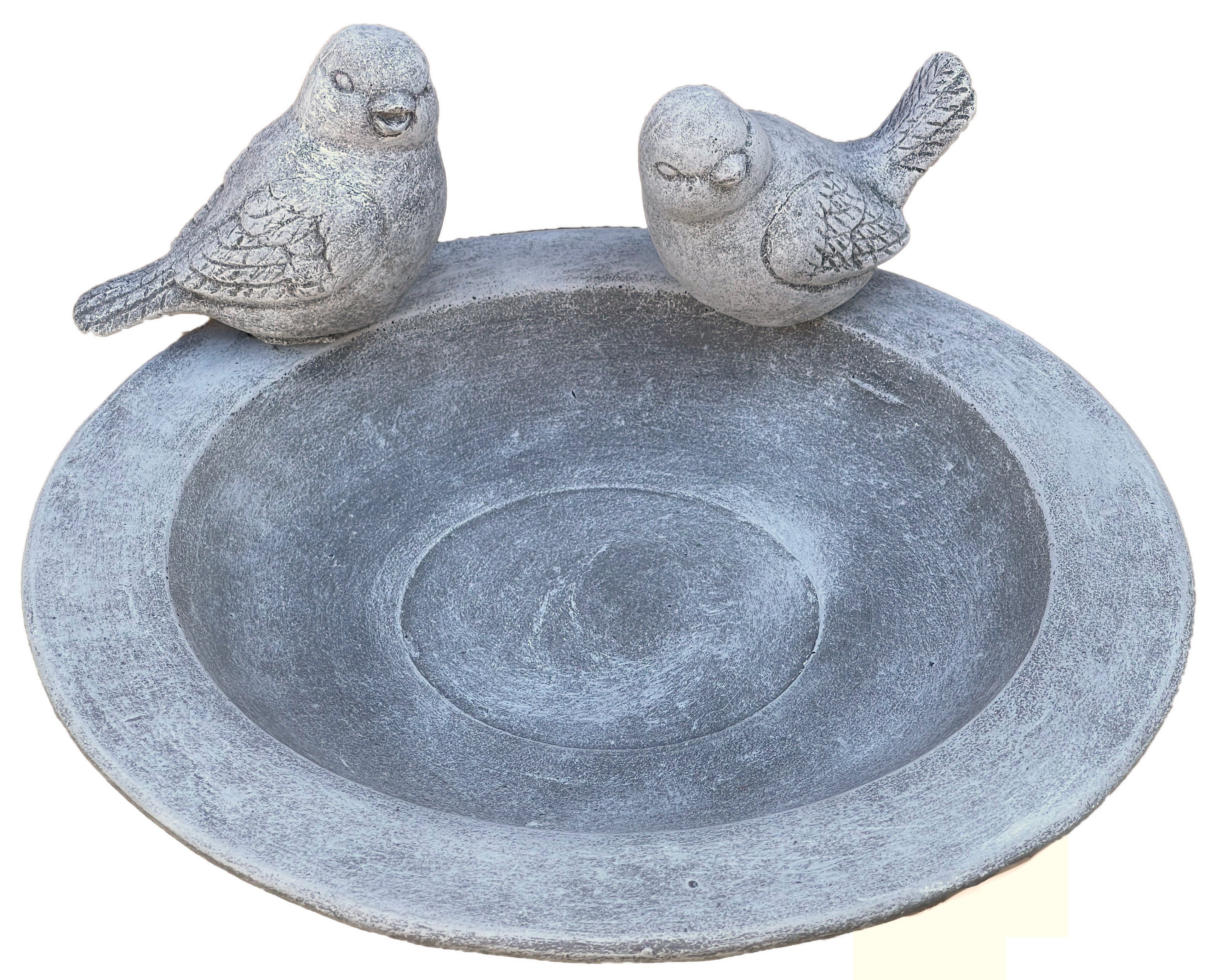Stone and Style Vogeltränke Vogeltränke Teller 2 Vögel Vogel Steckbar Stein günstig online kaufen