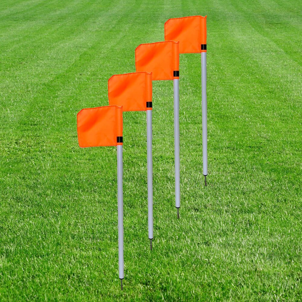 Sport-Thieme Eckfahne Grenzstangen-Set Mini Soccer Place, Praktische Markierhilfe für Sportplätze