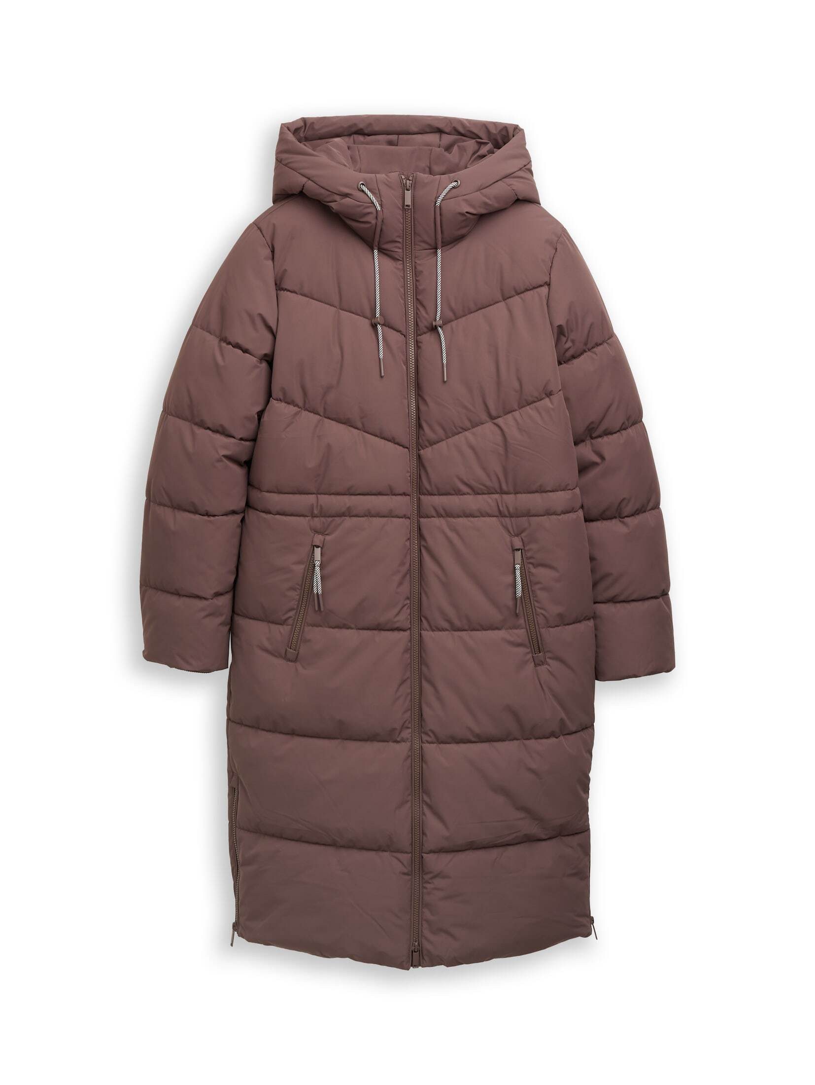TOM TAILOR Denim Steppmantel Jacken Puffer-Mantel mit Kapuze – Bild 2 von 5