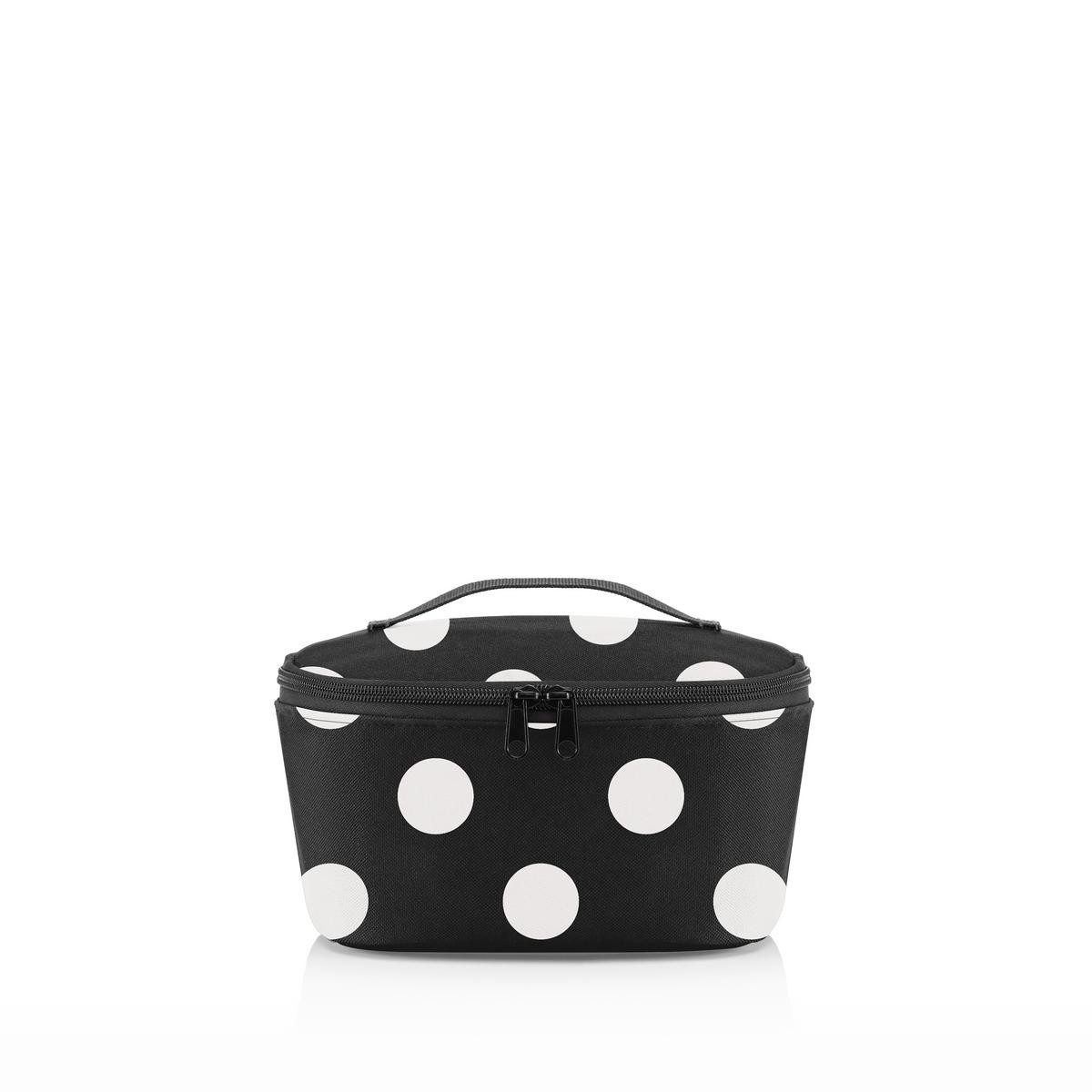 Kühltasche coolerbag S pocket dots white