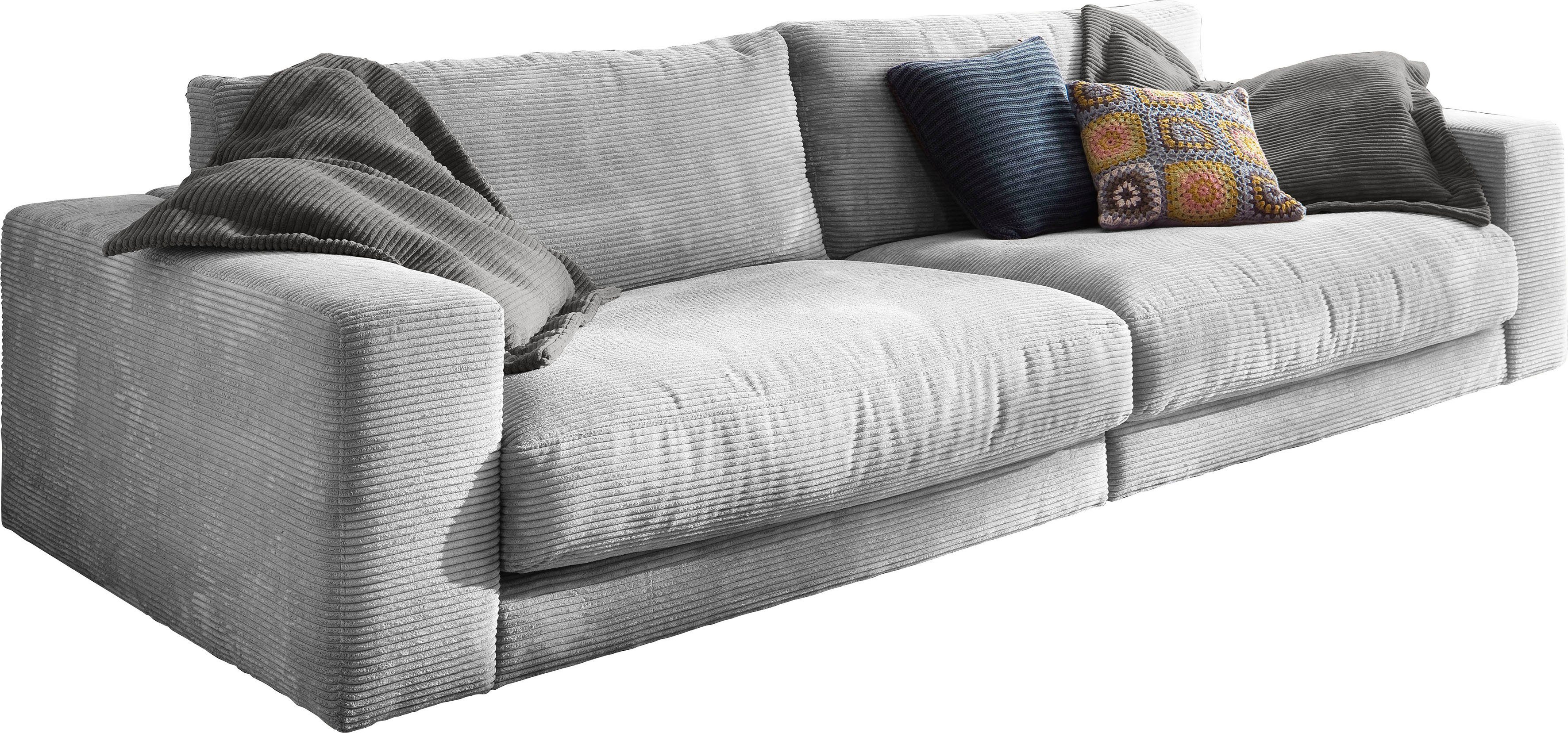 Places of Style Big-Sofa Enisa, legere Polsterung B/T/H: 290/127/85 cm, Zeitloses und stylisches Loungemöbel, in Fein- und Breitcord