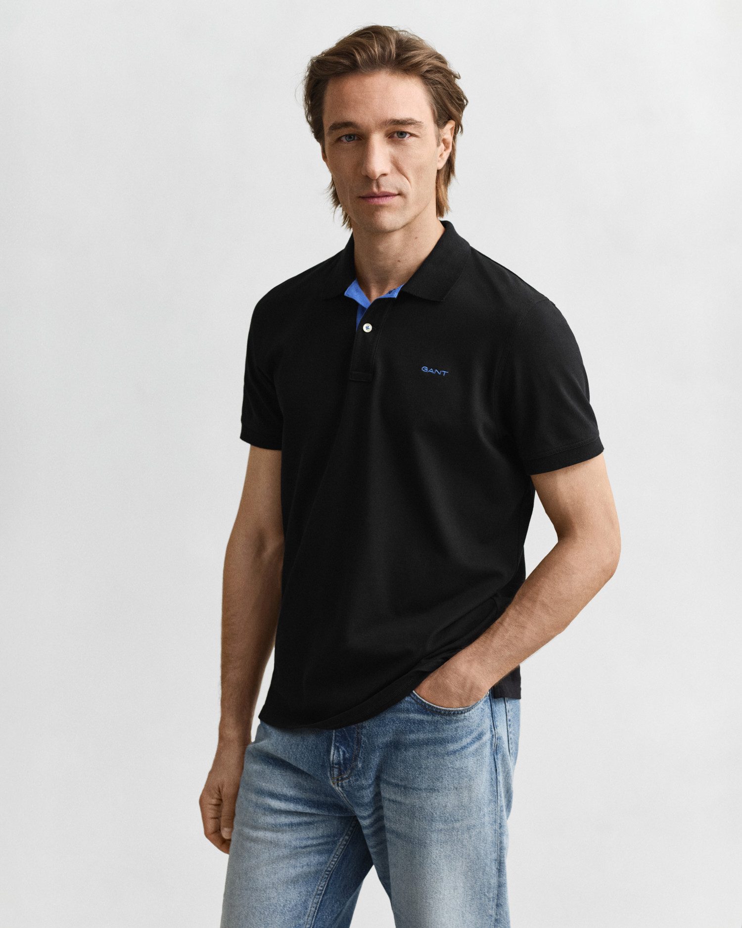 Gant Poloshirt REG CONTRAST PIQUE SS RUGGER mit kontrastfarbenen Einsätzen günstig online kaufen
