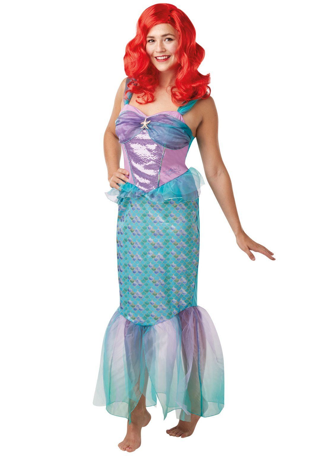Rubie´s Prinzessin-Kostüm Disney Prinzessin Arielle Kostüm, Klassische Märchenprinzessin aus dem Disney Universum im herrschaftli
