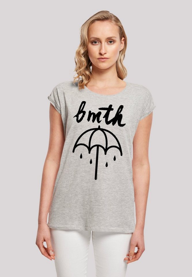 F4NT4STIC T-Shirt BMTH Metal Band Umbrella Premium Qualität, Rock-Musik,  Band, Sehr weicher Baumwollstoff mit hohem Tragekomfort