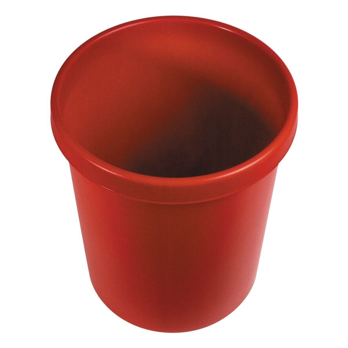 HELIT Papierkorb the german, 30 Liter, mit umlaufendem Griffrand