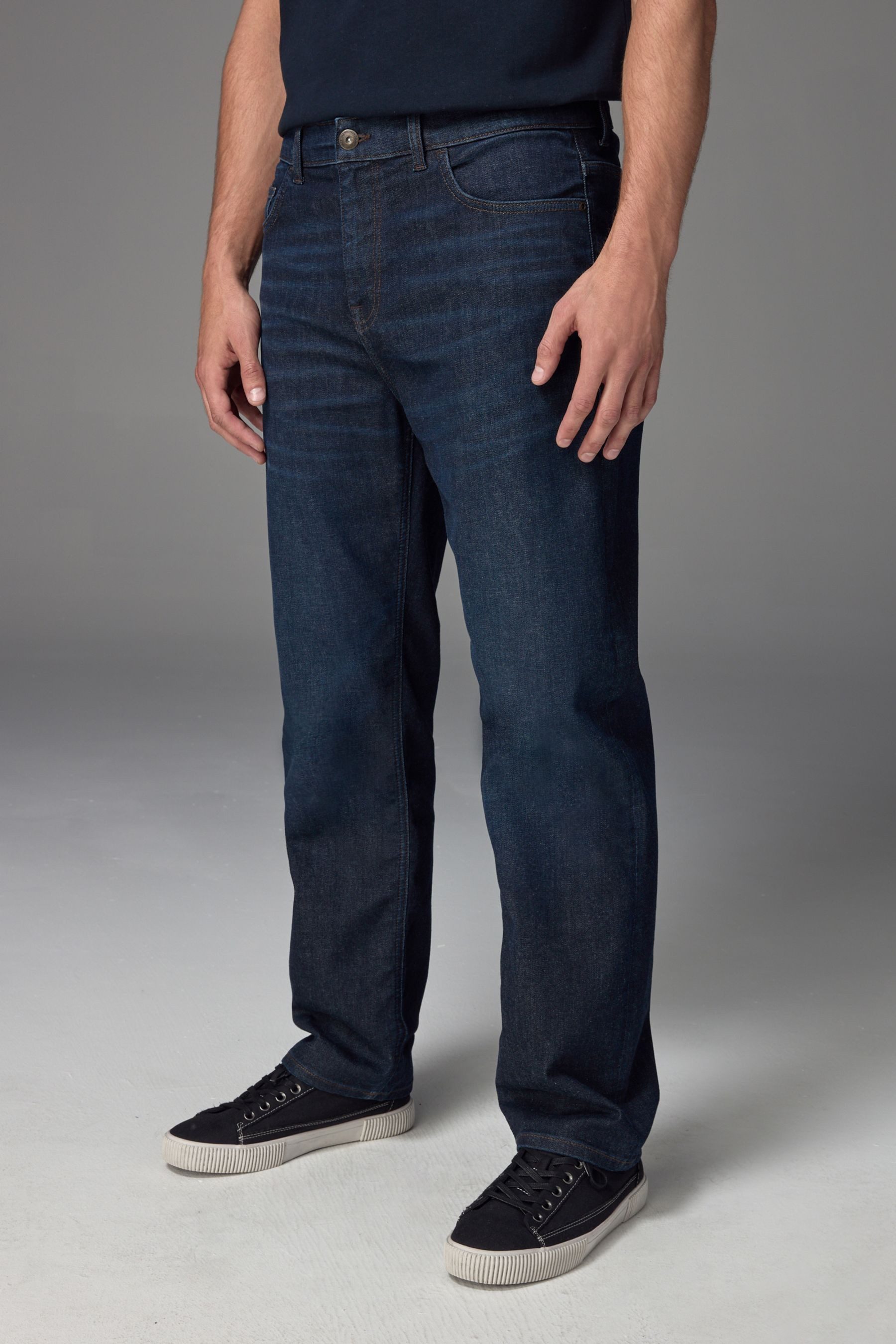 Next Straight-Jeans Authentic Straight Fit Stretchjeans, günstig online kaufen