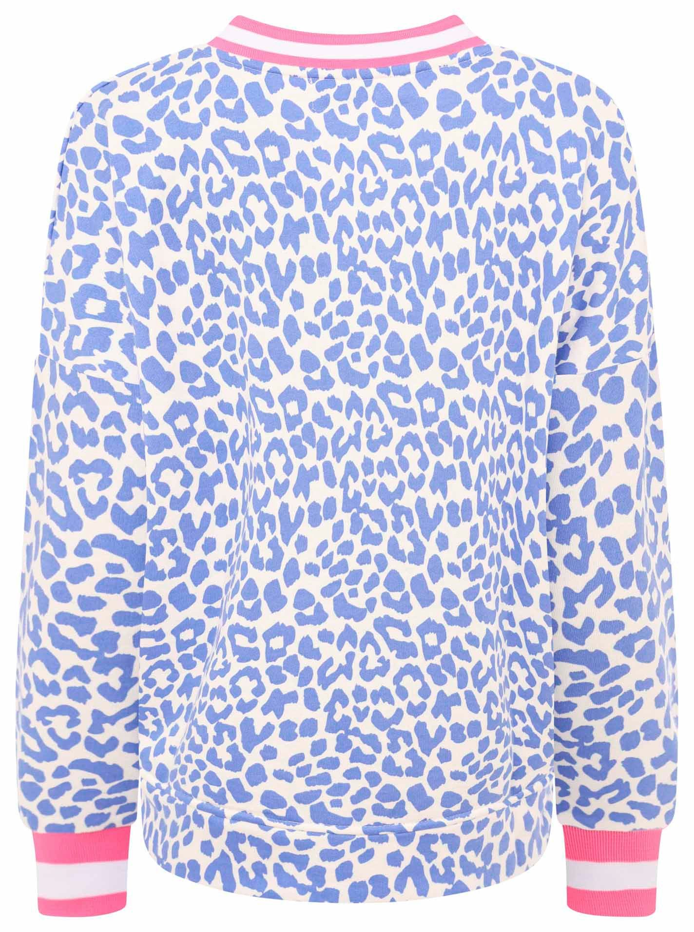 Zwillingsherz Longsweatshirt V-Neck Leo Pastell günstig online kaufen