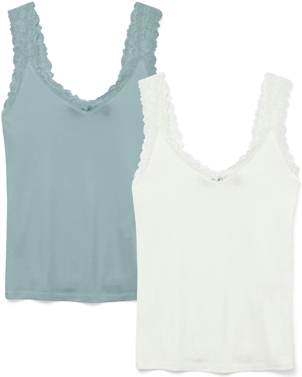 Vero Moda Spitzentop (Set, 2er-Pack) Basic günstig online kaufen
