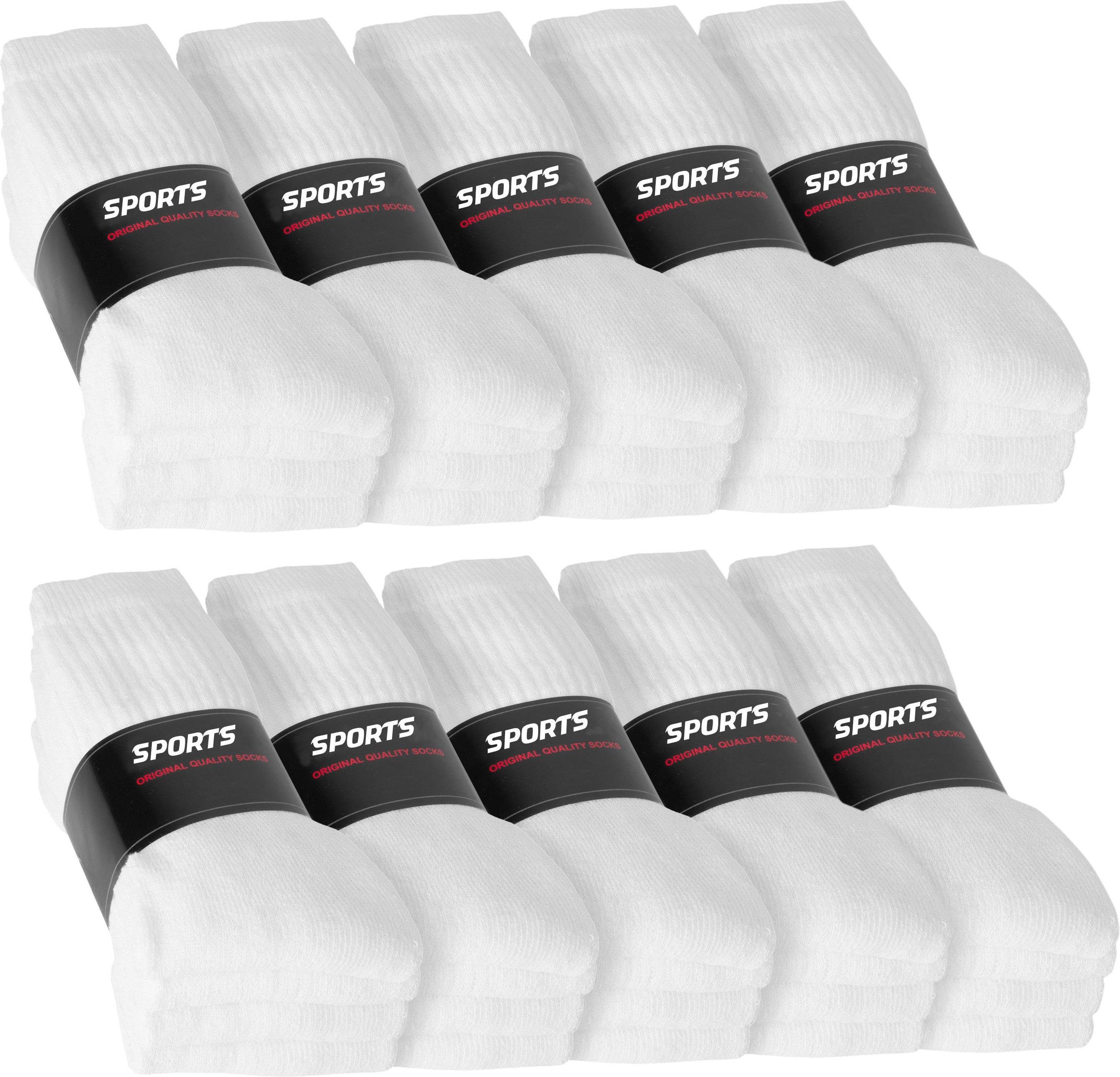 normani Sportsocken 20 Paar Tennis-Socken (20er-Set, 20 Paar) mit Vollfrott günstig online kaufen