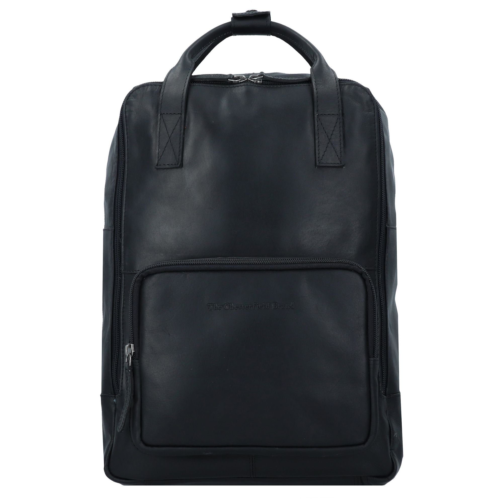 The Chesterfield Brand Laptoprucksack Wax Pull Up, Leder schwarz