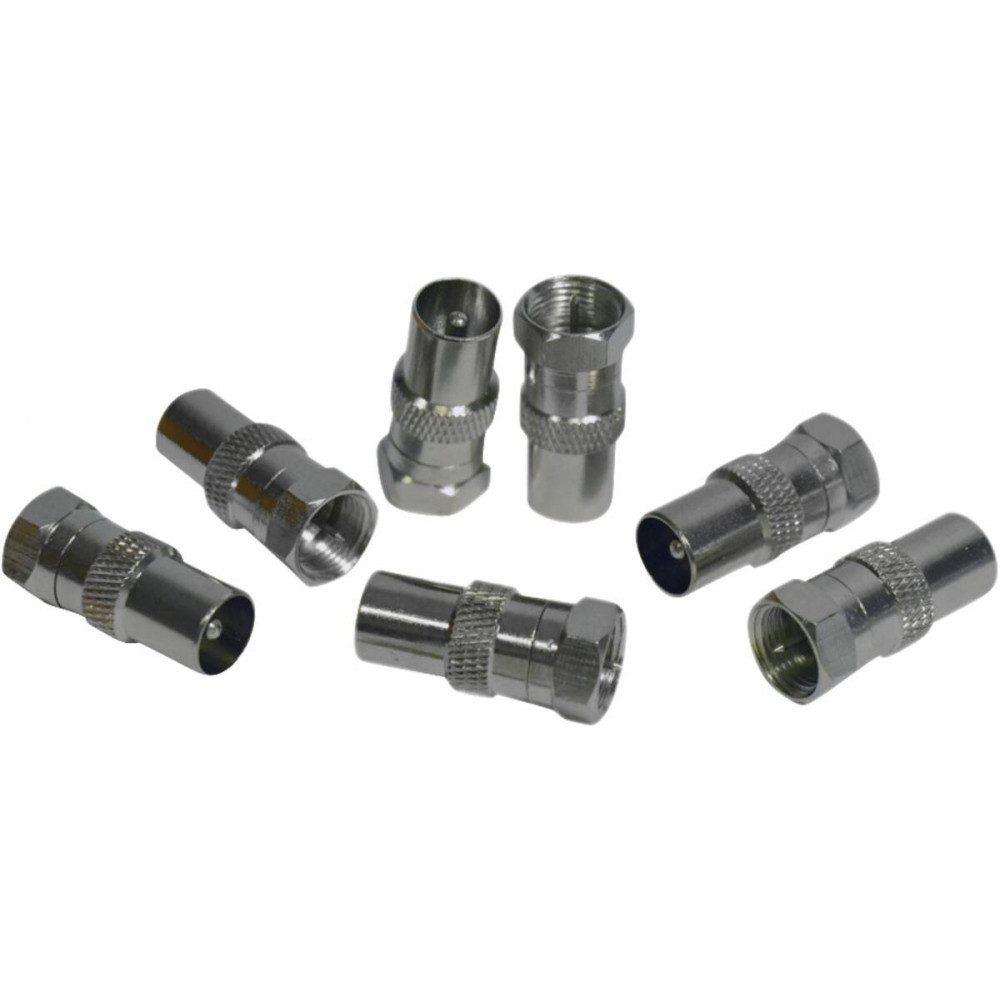Televes Televes FS-KS1 F-Technik Adapter. Elektro-Kabel, F-Stecker, Koaxstecker, Praktischer Adapter für Flexibilität