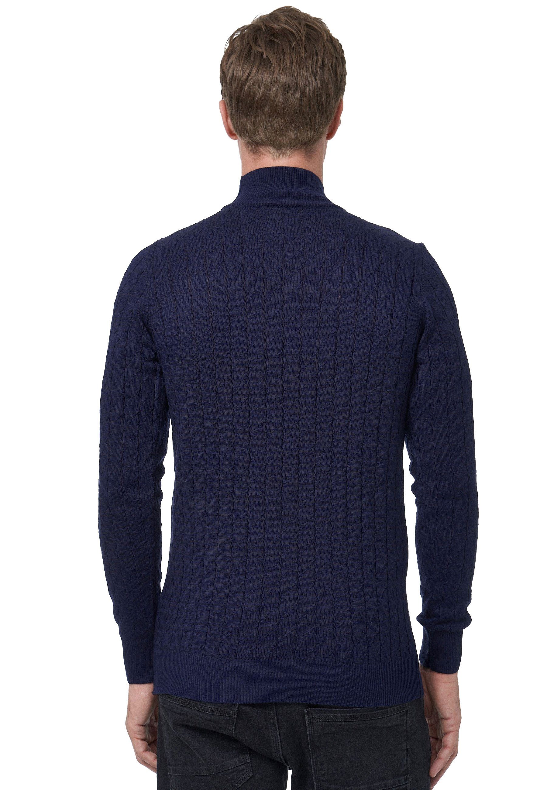 Rusty Neal Strickpullover mit trendigem Stehkragen