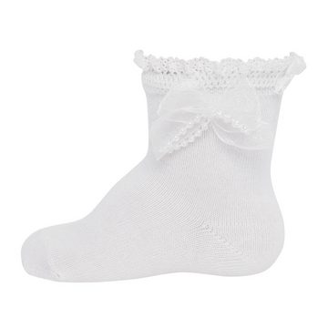 Ewers Socken Socken Taufsöckchen mit Spitze (2-Paar)