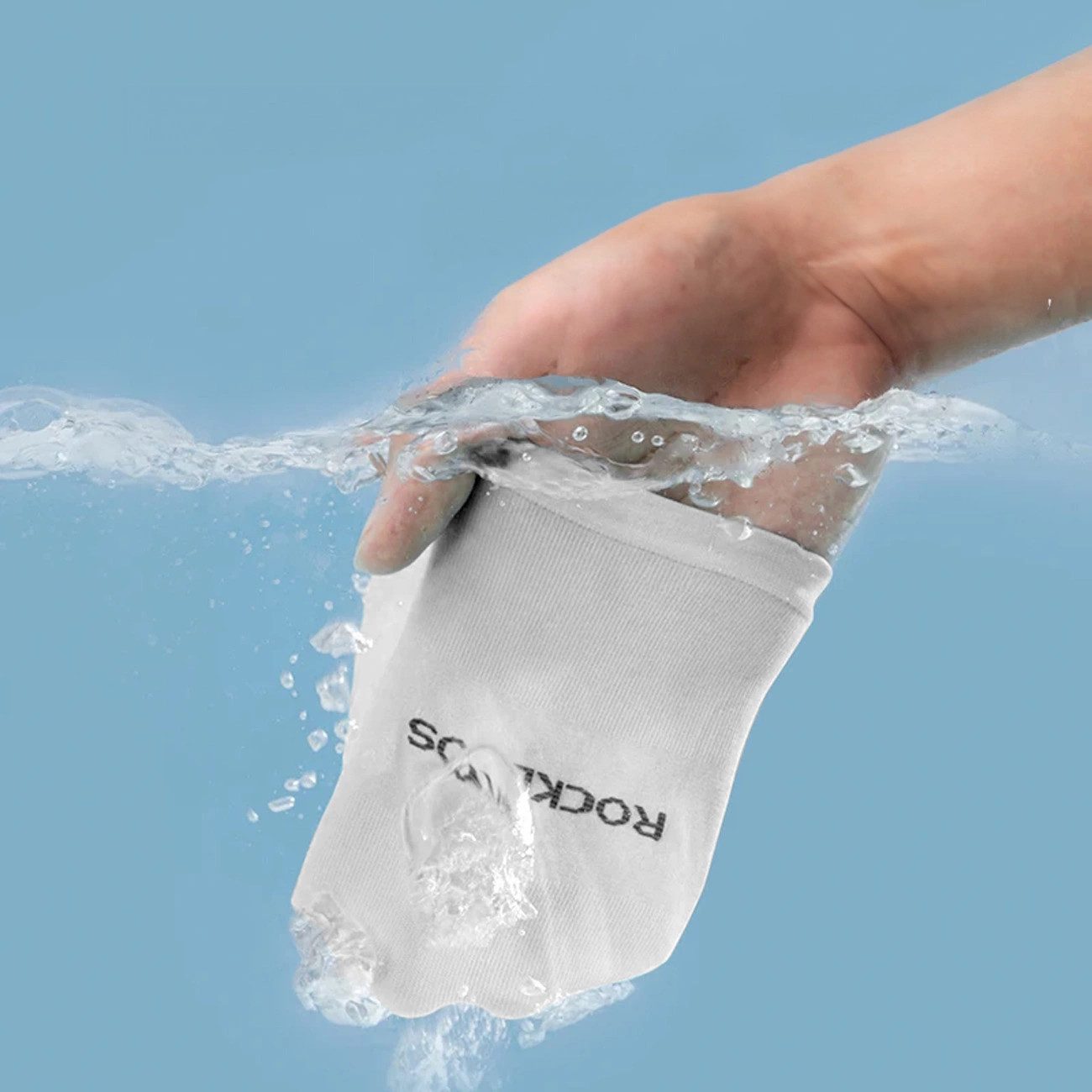 ROCKBROS Armlinge XT9002BK (Bekleidungs-Set, 2 Fahrradärmel) UPF50+ UV-Schutz, atmungsaktiv, elastisch, schnelltrocknend