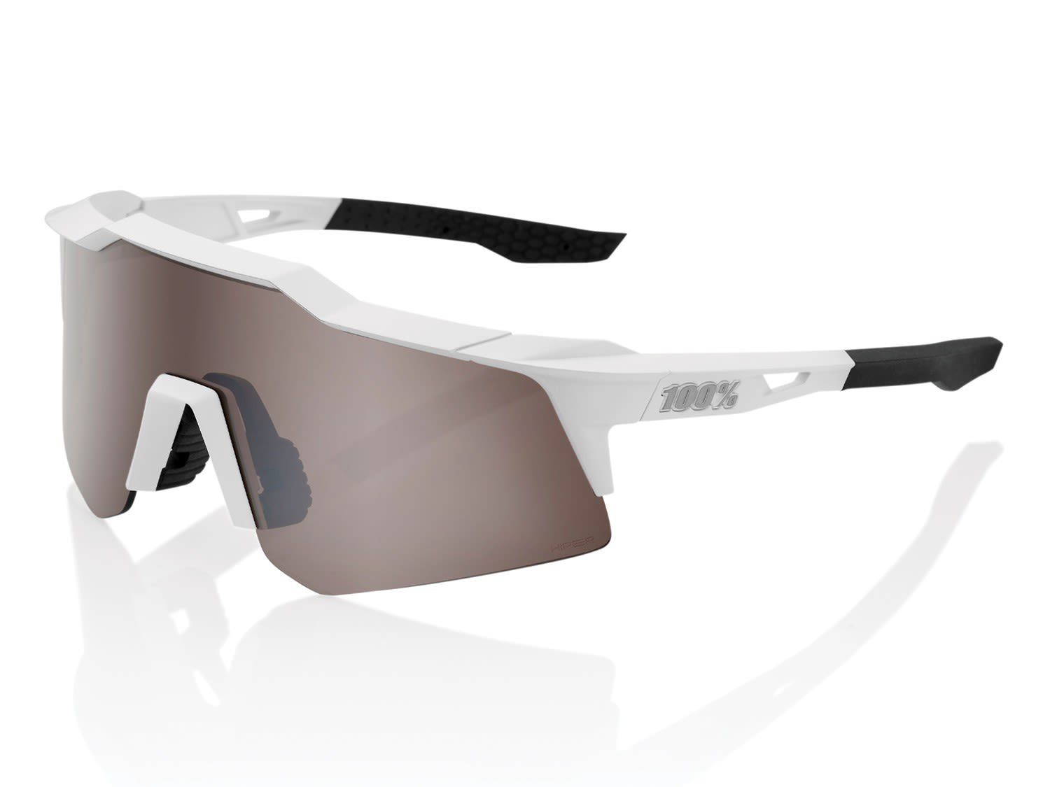 Hiper Lens 100% Accessoires Matte Silver Speedcraft Sportbrille HiPER Xs White Mirror 100% Mirror -