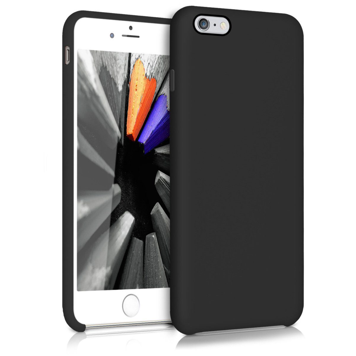 kwmobile Handyhülle Handyhülle für Apple iPhone 6 Plus / 6S Plus Hülle, Weiches Handy Silikon Case - Schutzhülle Cover