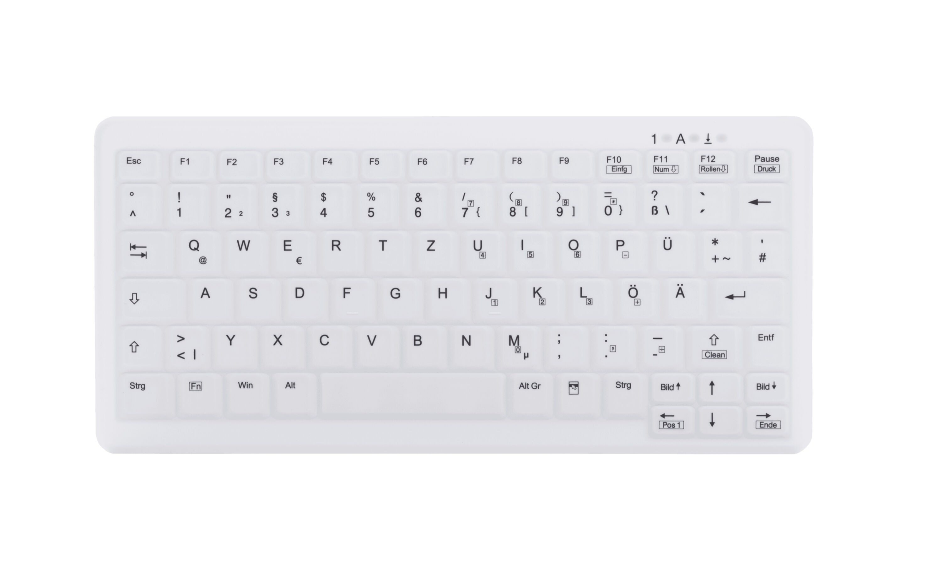 Cherry Contour Active Key ClassicClean Medizinische Tastatur Abnehmbare Abdec Tastatur