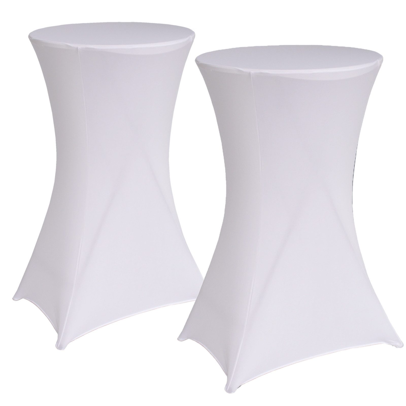 TRUTZHOLM Stehtischhusse 2er Set Partytisch/Bistrotisch Stretchhusse günstig online kaufen