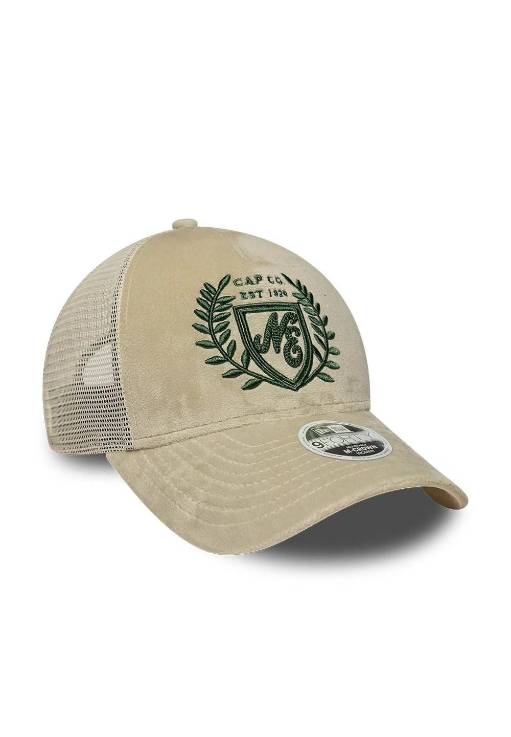 New Era Baseball Cap New Era Heritage Connect 9Forty Adjustable M-Crown Trucker Cap Beige (1-St)