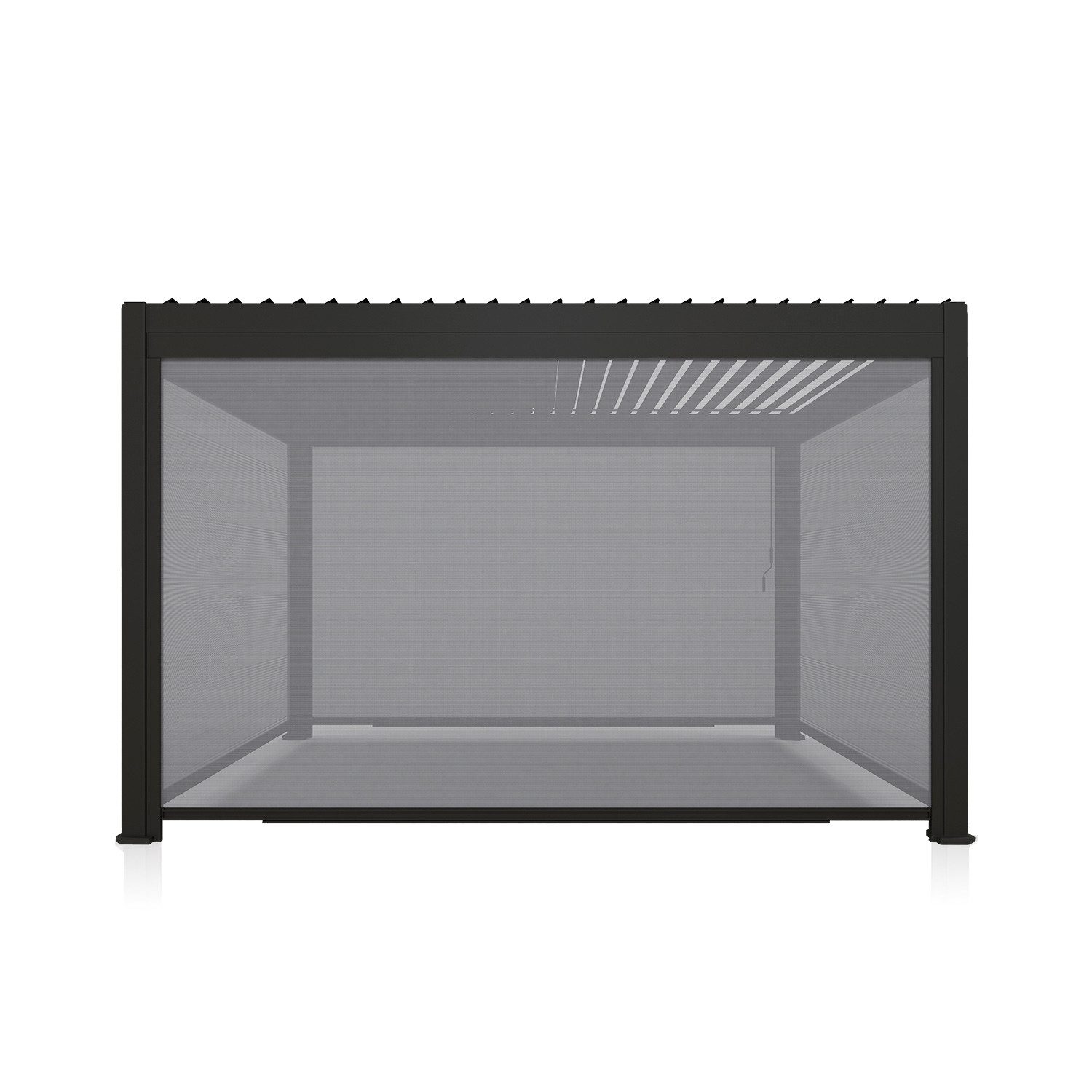 Mirador Pergola Seitenrollo 3m/4m für 111DA Pergola, (Packung, 1-tlg), Sonnenschutzrollo für Pergola "Mirador" Anthrazit