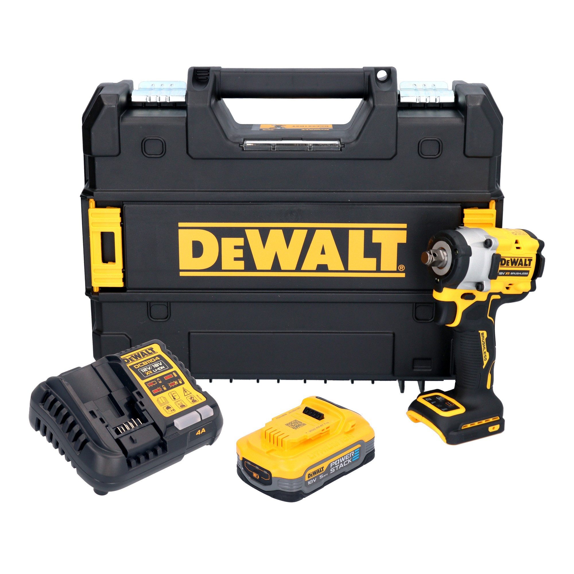 DeWalt Akku-Schlagschrauber DCF 921 H1T Akku Schlagschrauber 18 V 400 Nm 1/2" Brushless + 1x