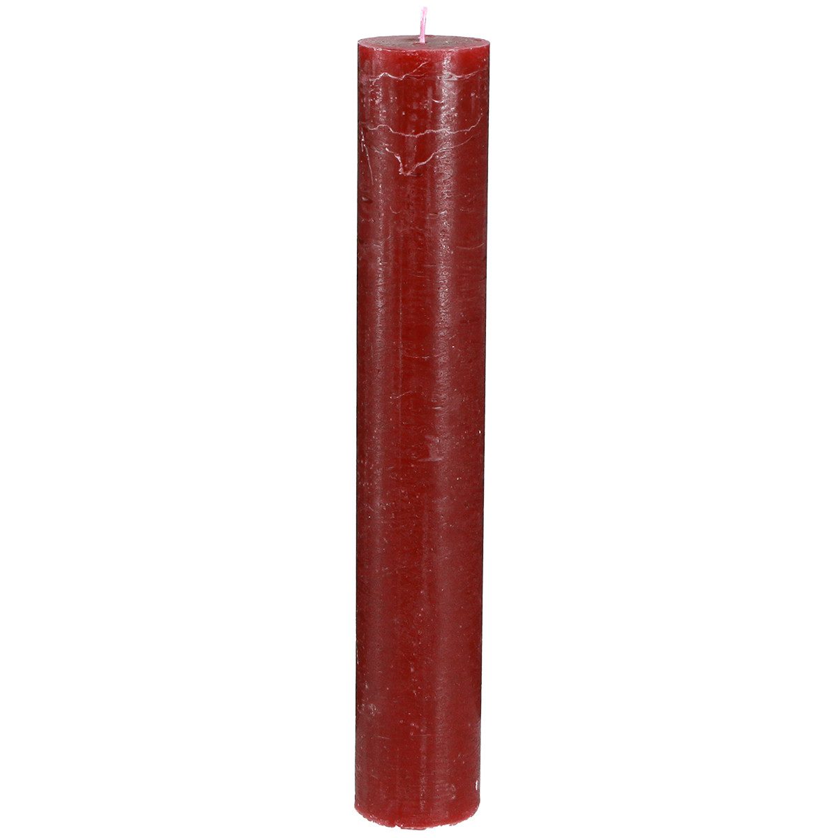Viana Spitzkerze 4er Set Dunkelrote Stabkerzen Durchgefärbt 50×300mm - Elegante Deko