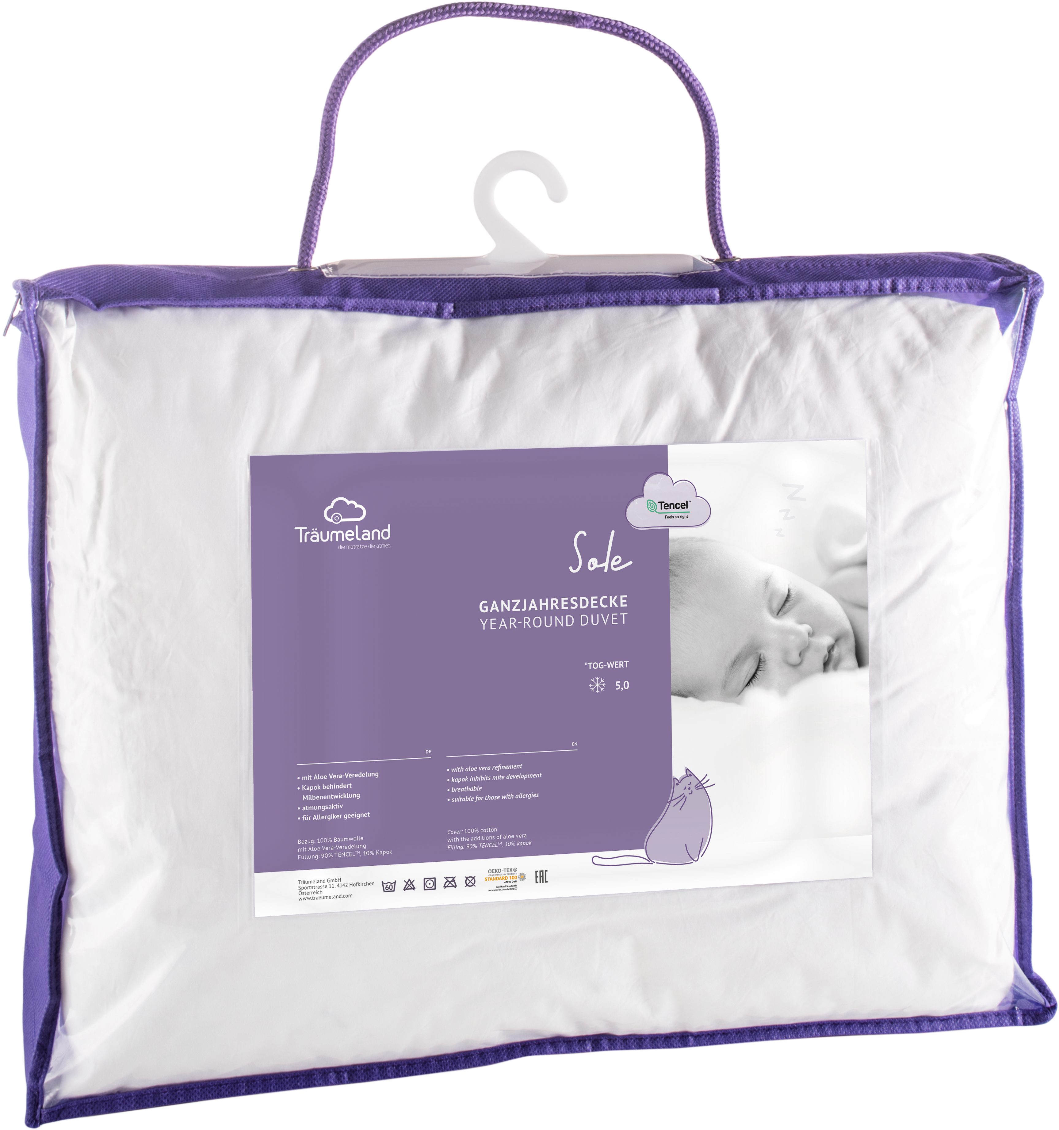 Träumeland Babybettdecke Sole, Bezug: 100% Baumwolle günstig online kaufen