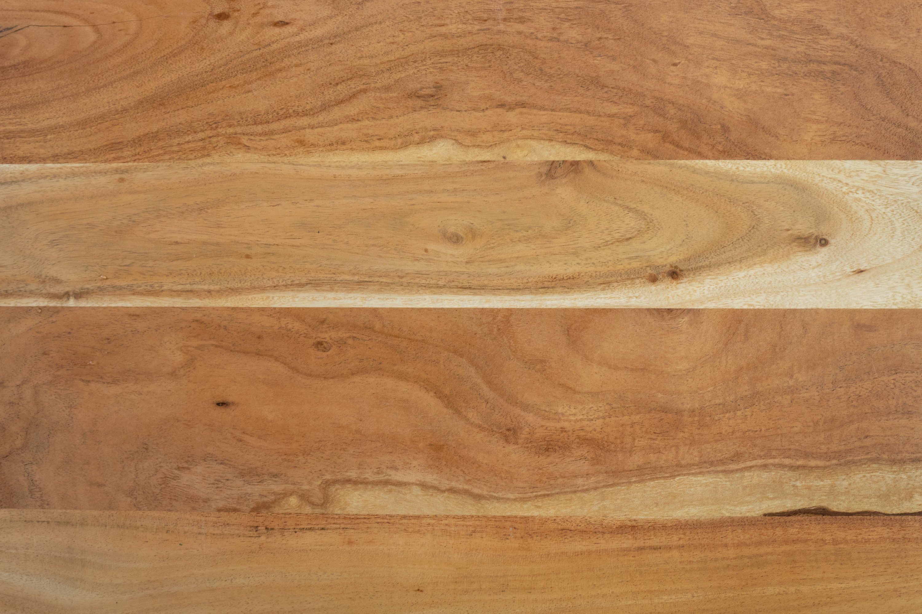 Baumkantentisch Baumkante Akazie natürliche 50mm Valin, Junado® naturfarben Massivholz