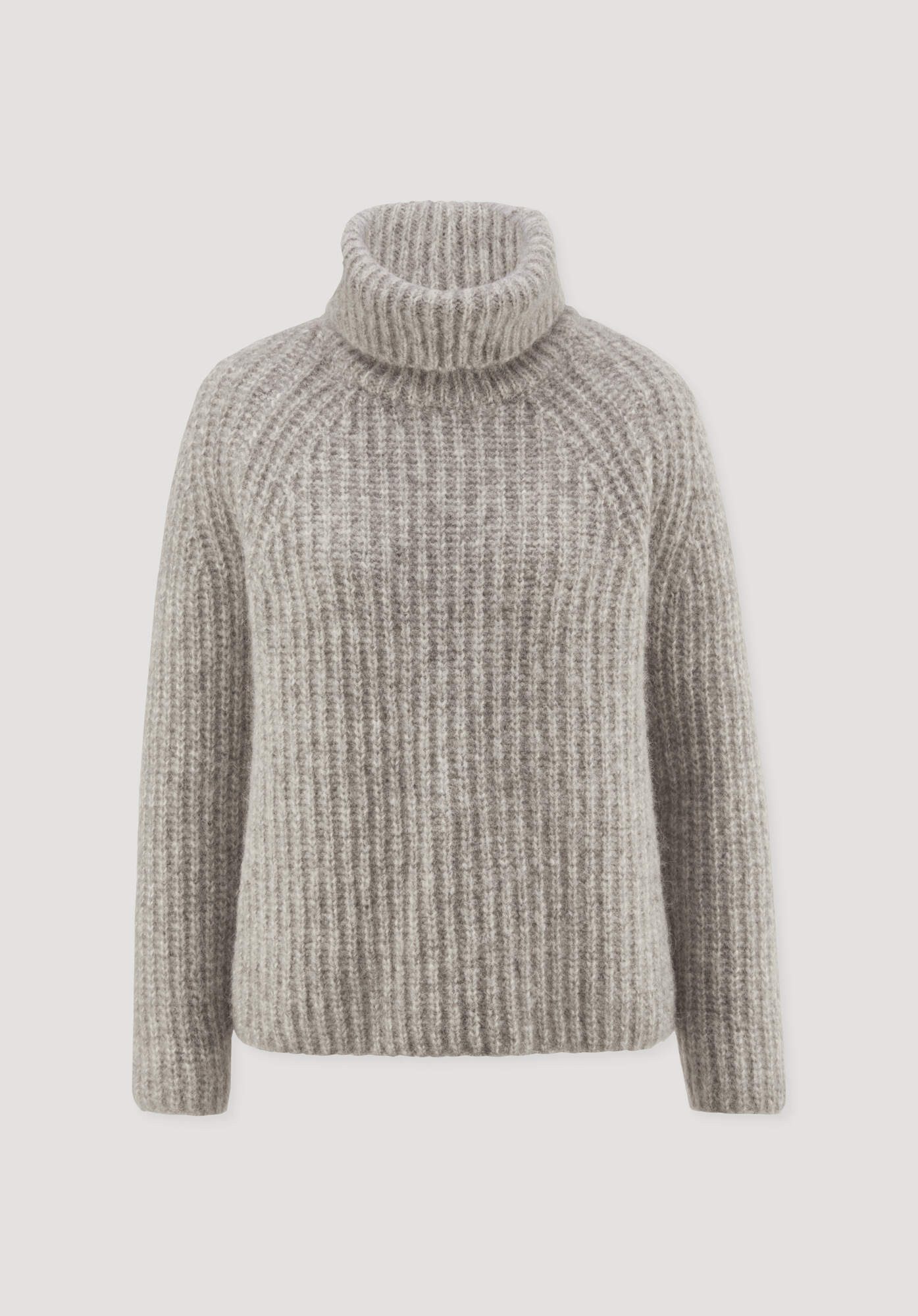 Hessnatur Strickpullover Relaxed aus Alpaka mit Bio-Baumwolle (1-tlg)