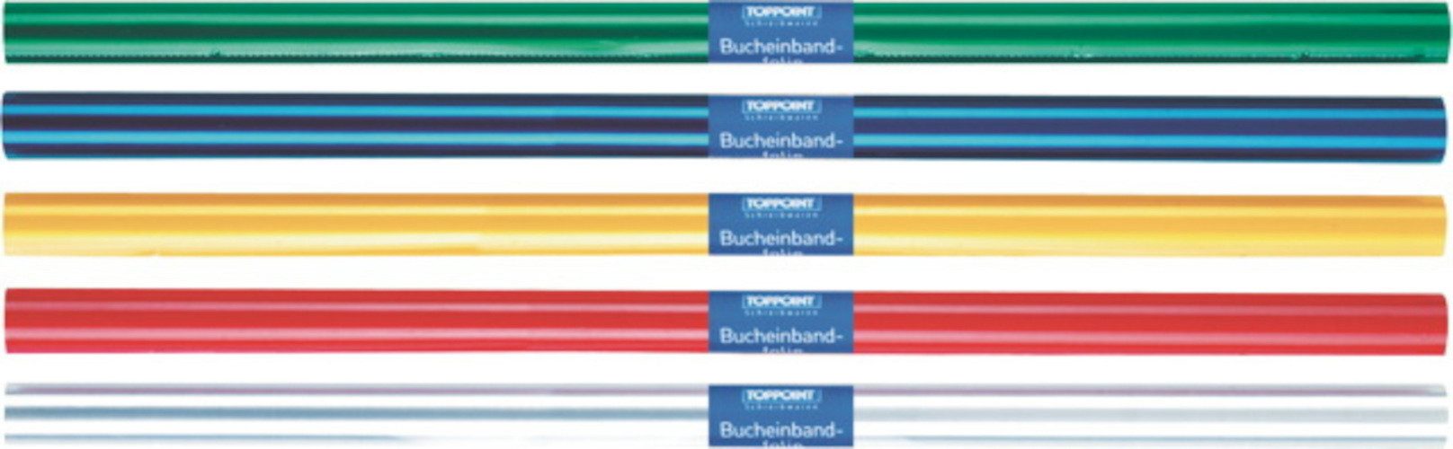 Schulheft 5 Rollen Bucheinbandfolie je 2m x 40cm breit Buchfolie