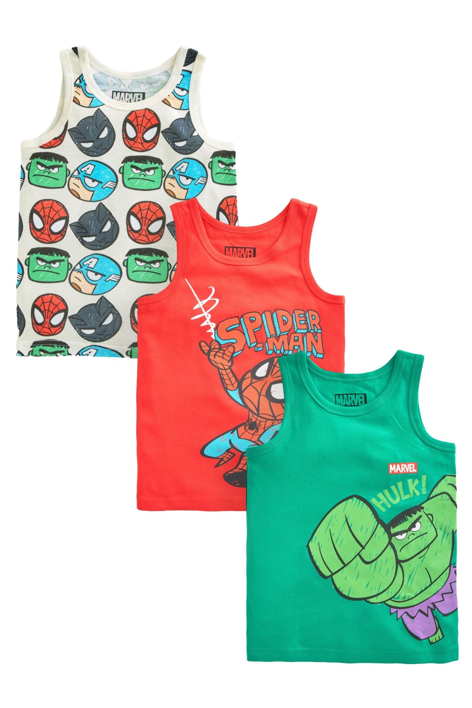 Next Trägertop Marvel Trägertops aus 100 % Baumwolle, 3er-Pack (3-tlg)
