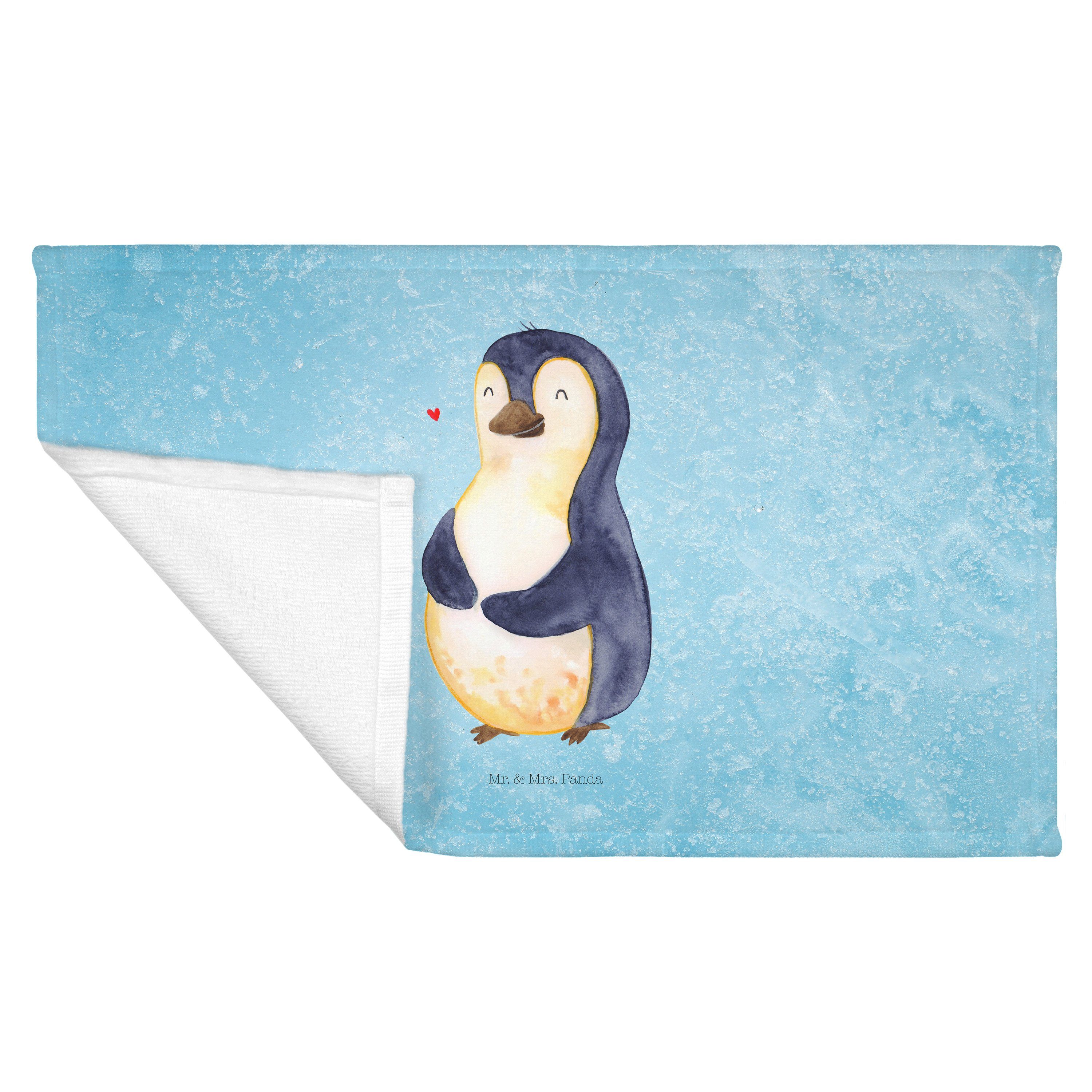 Eisblau Abnehmen, - Selbstrespekt, Diät (1-St) Mr. Pinguin Geschenk, Mrs. Abspecken, Panda - Handtuch &