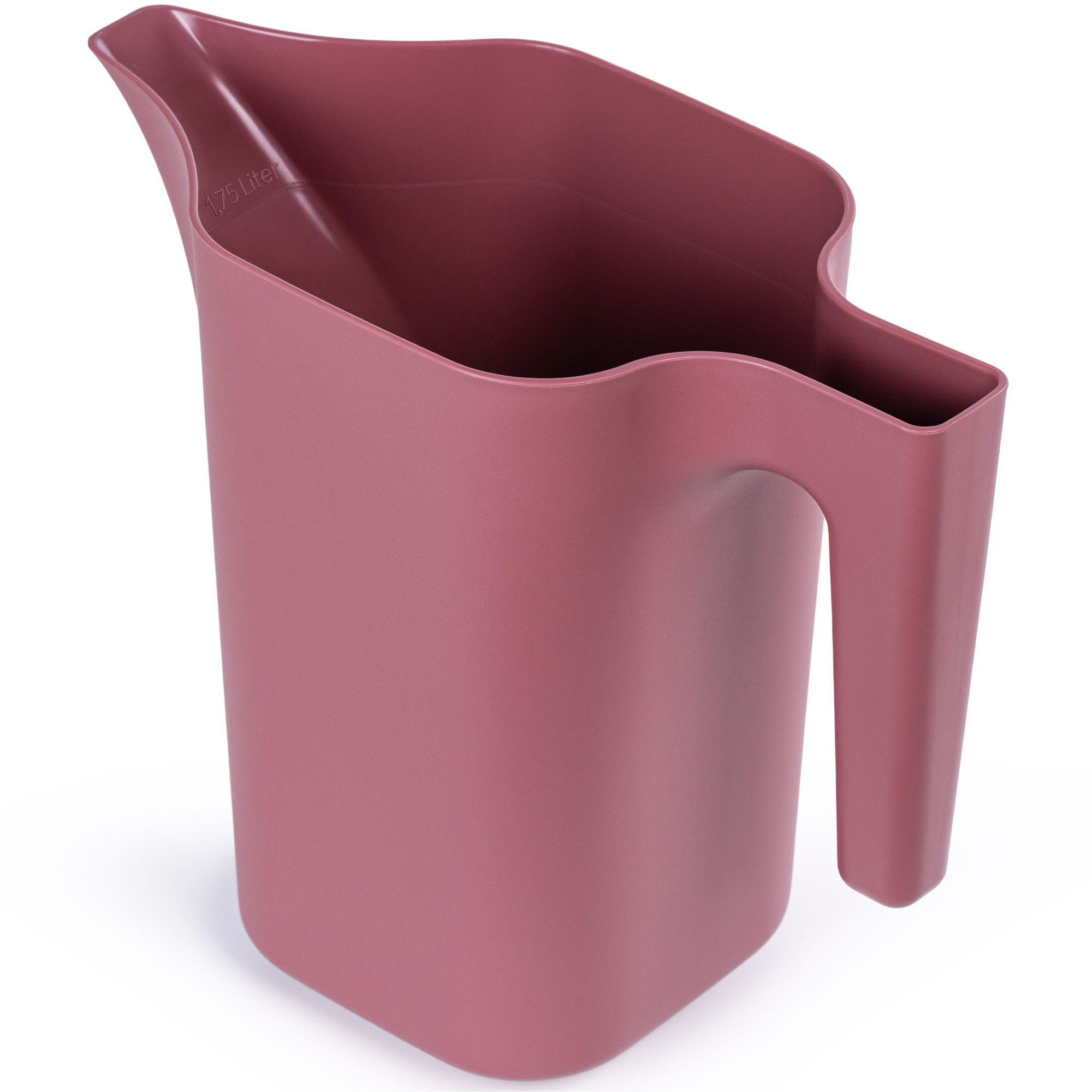 KONZEPT Gießkanne 1,8 L für Zimmerpflanzen aus Kunststoff, Volumen: 1,8 L, H: 20 cm, B: 12 cm, L: 24 cm, Gewicht: 192 g