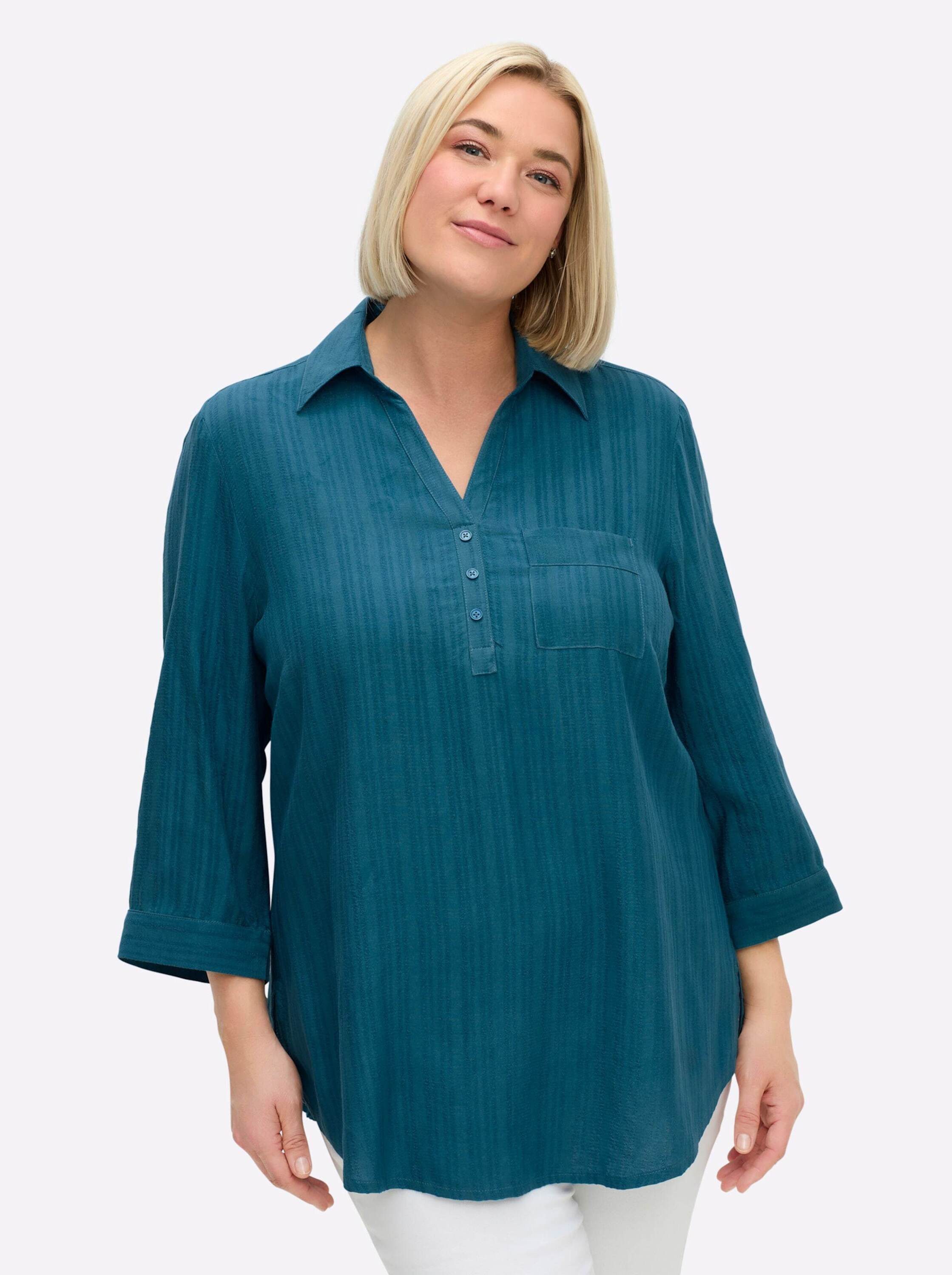 Klassische Bluse 3/4-Arm-Bluse 3/4-Arm