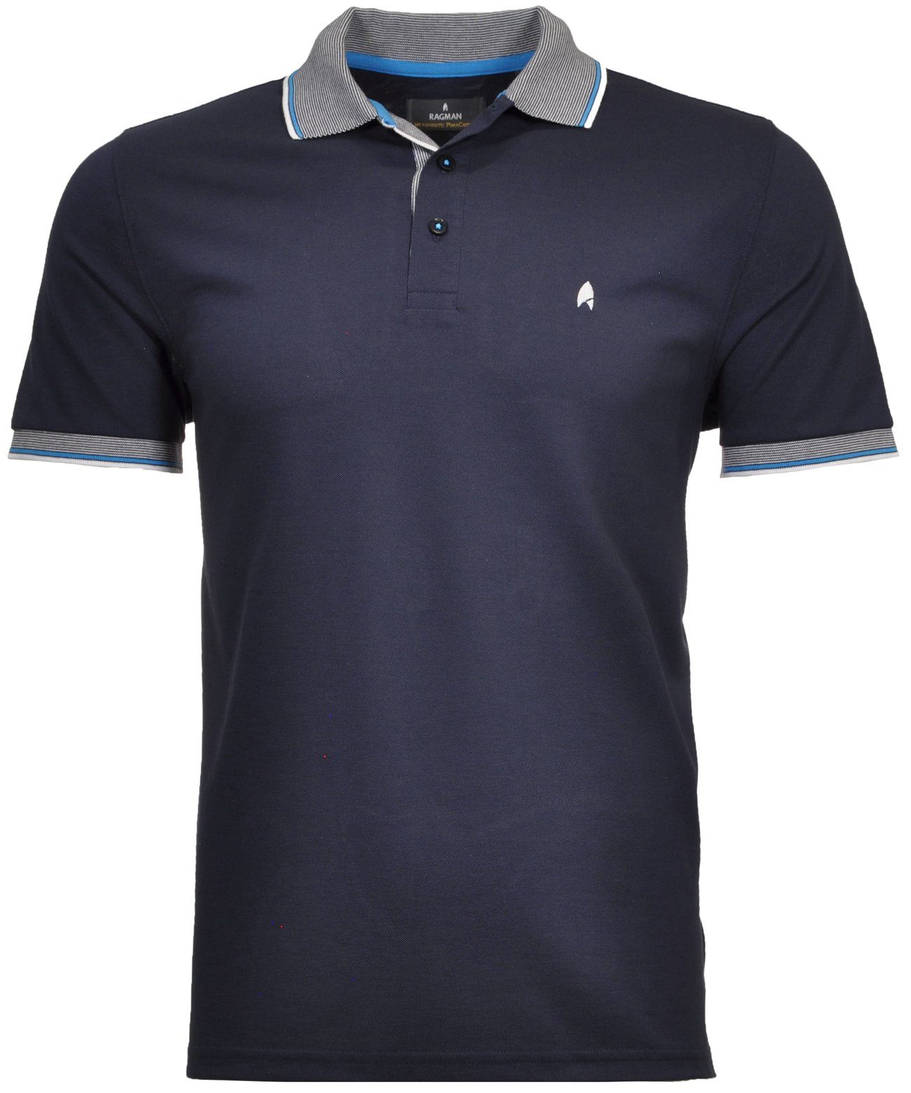 Poloshirt Dunkelblau-711 RAGMAN