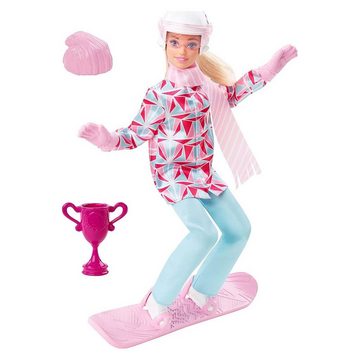 Mattel® Puppen Accessoires-Set Mattel HCN32 - Barbie - You can be anything - Wintersport Puppe mit Zu