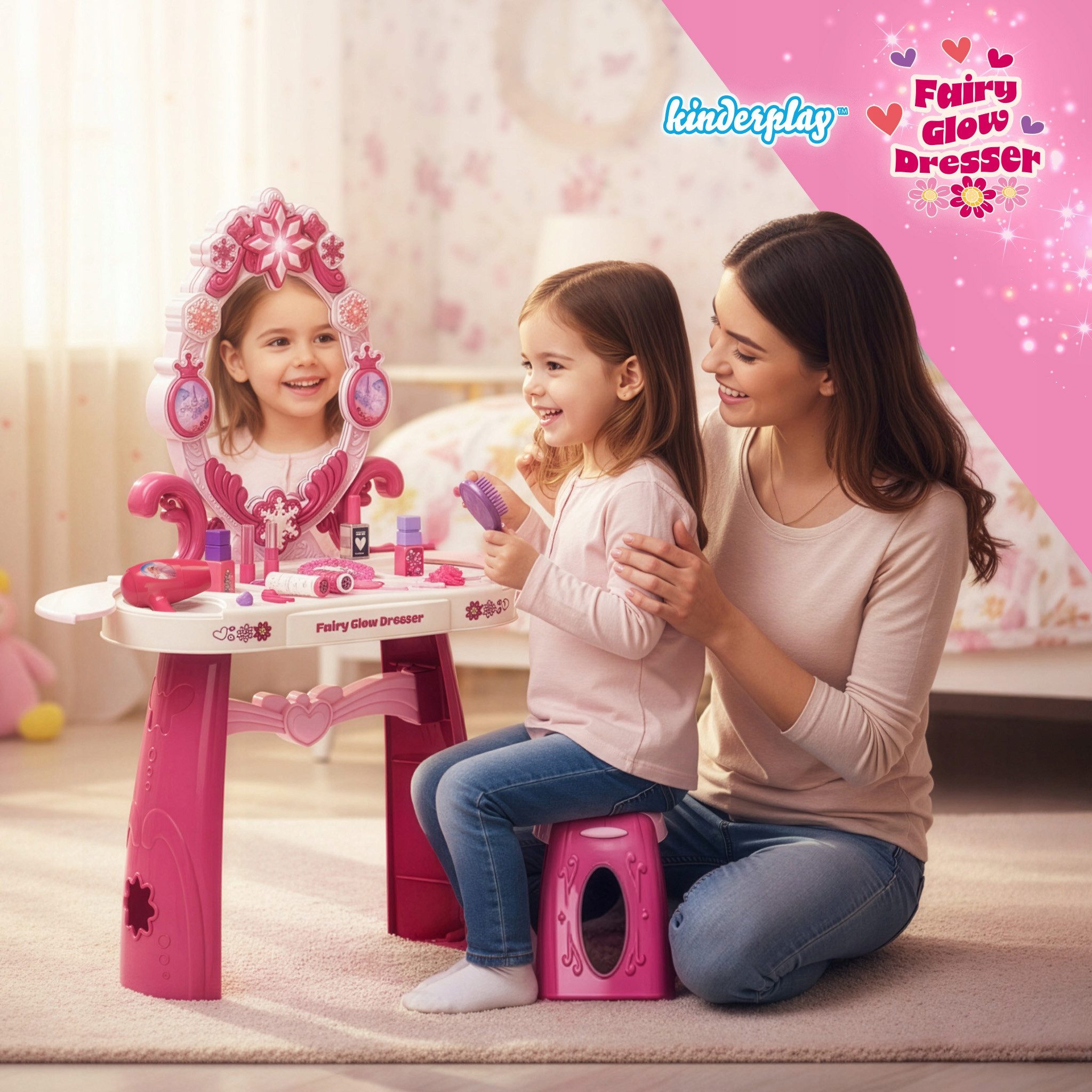 kinderplay Spielhaus Kinder Schminktisch mit Licht und Sound – Spielset für günstig online kaufen