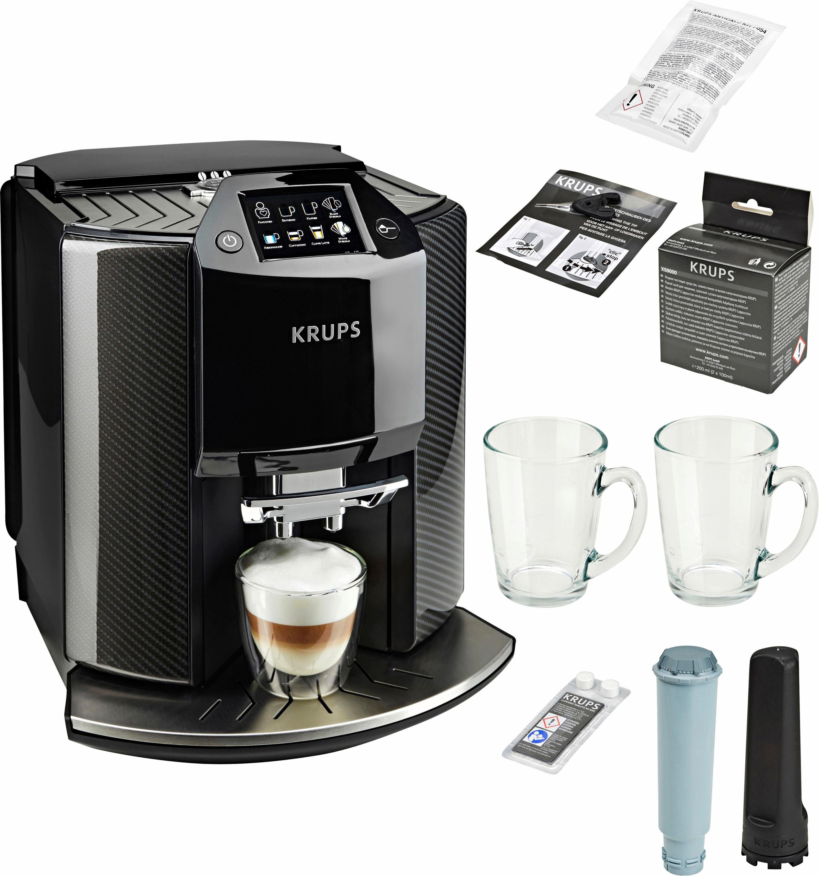 Krups Kaffeevollautomat EA9078 Barista New Age, Carbon, Espresso