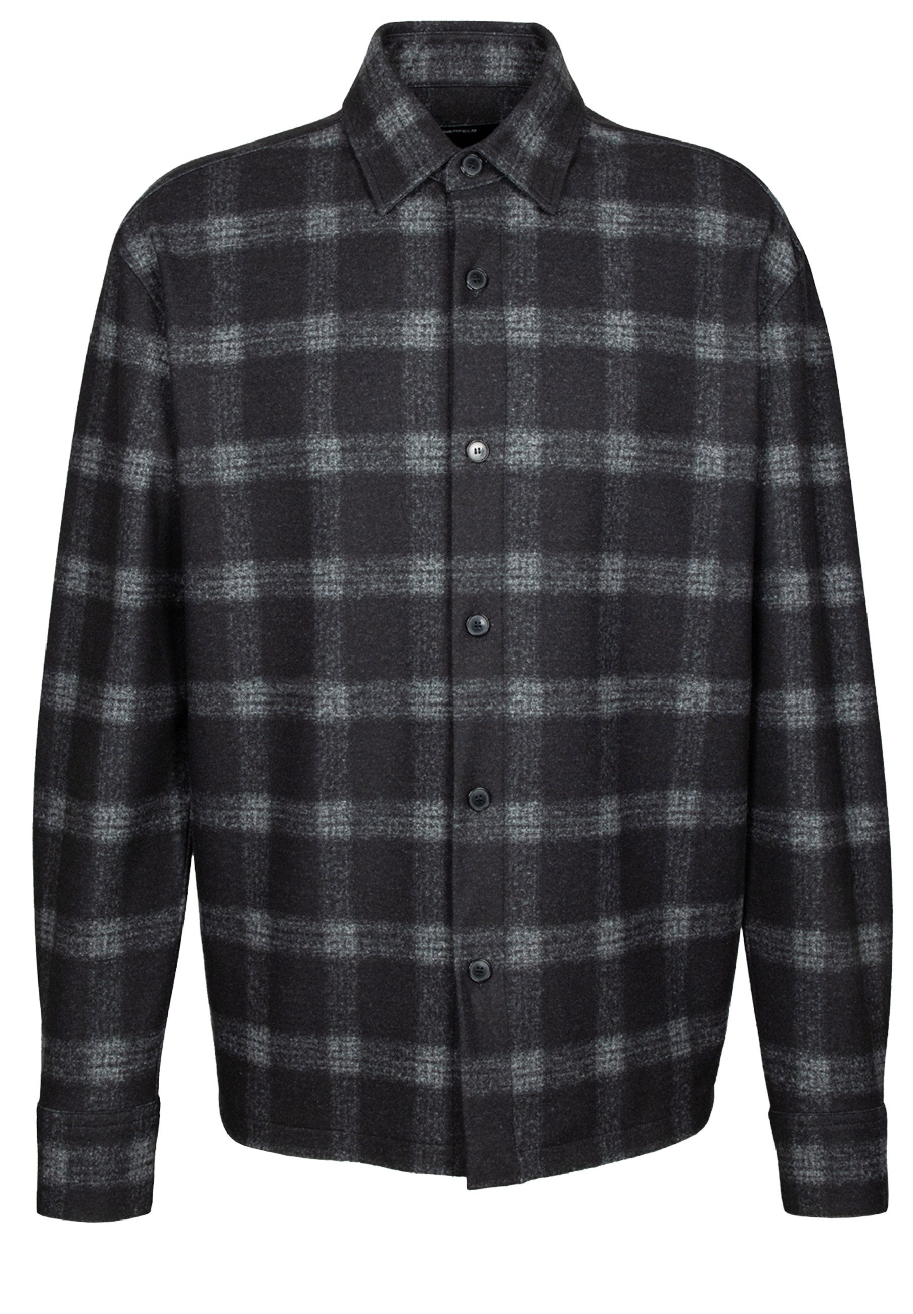 LAGERFELD Businesshemd mit Karomuster (1-tlg)